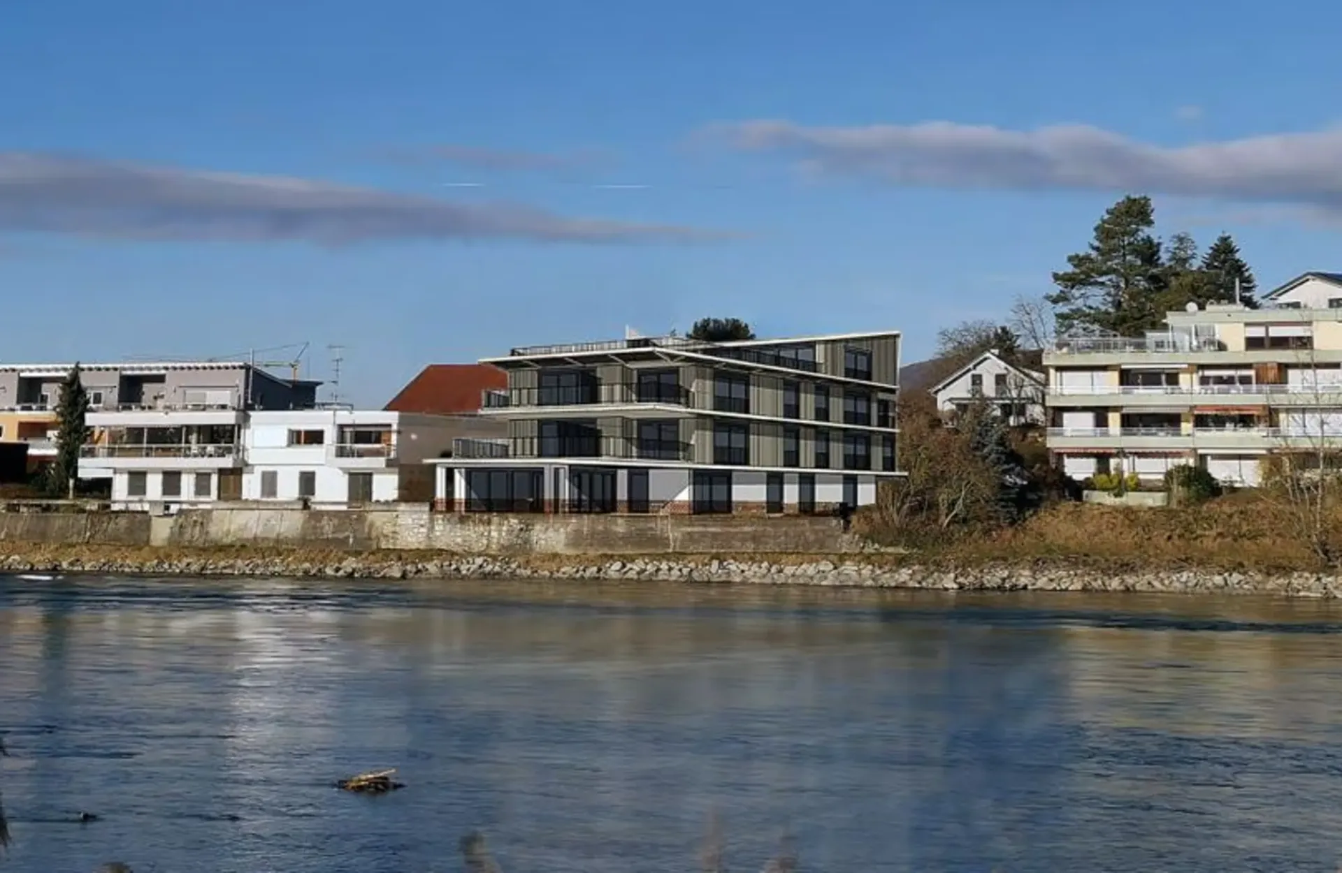 Rheinheim - 3 Zimmer Erdgeschoss - Exklusives Wohnen an der Rheinprome