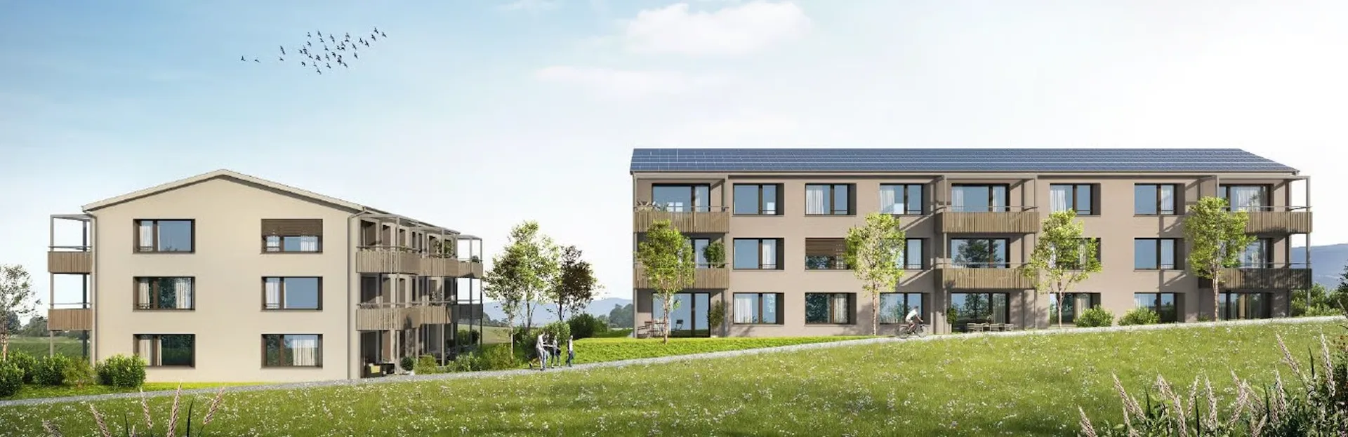 Moderne 4.5-Zimmer-Neubauwohnung in ruhiger Lage – Seedorf