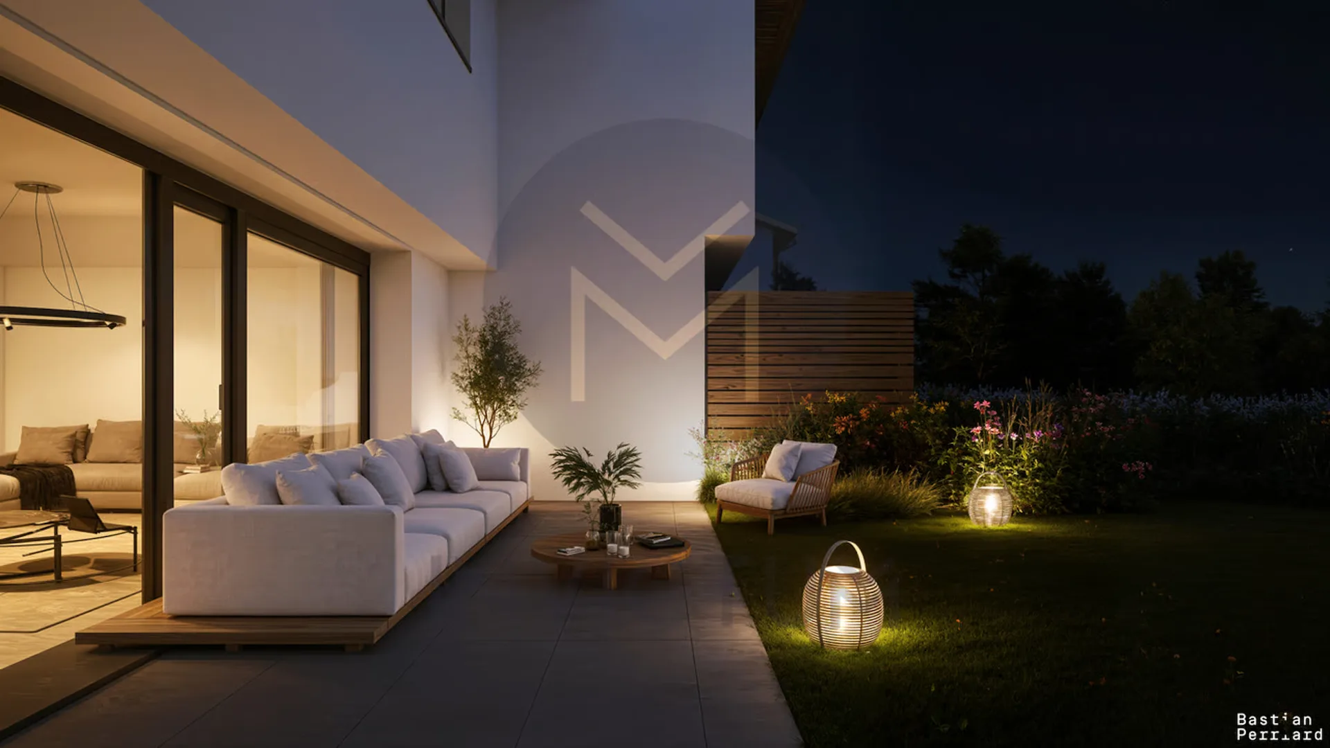 Contemporänes Ausnahmehaus mit 460 m² großem Garten in Mouret