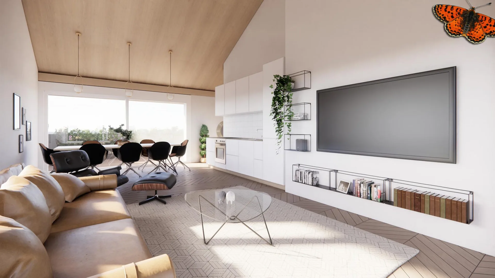 Neue 3,5-Zimmer-Dachgeschosswohnung in St-Aubin