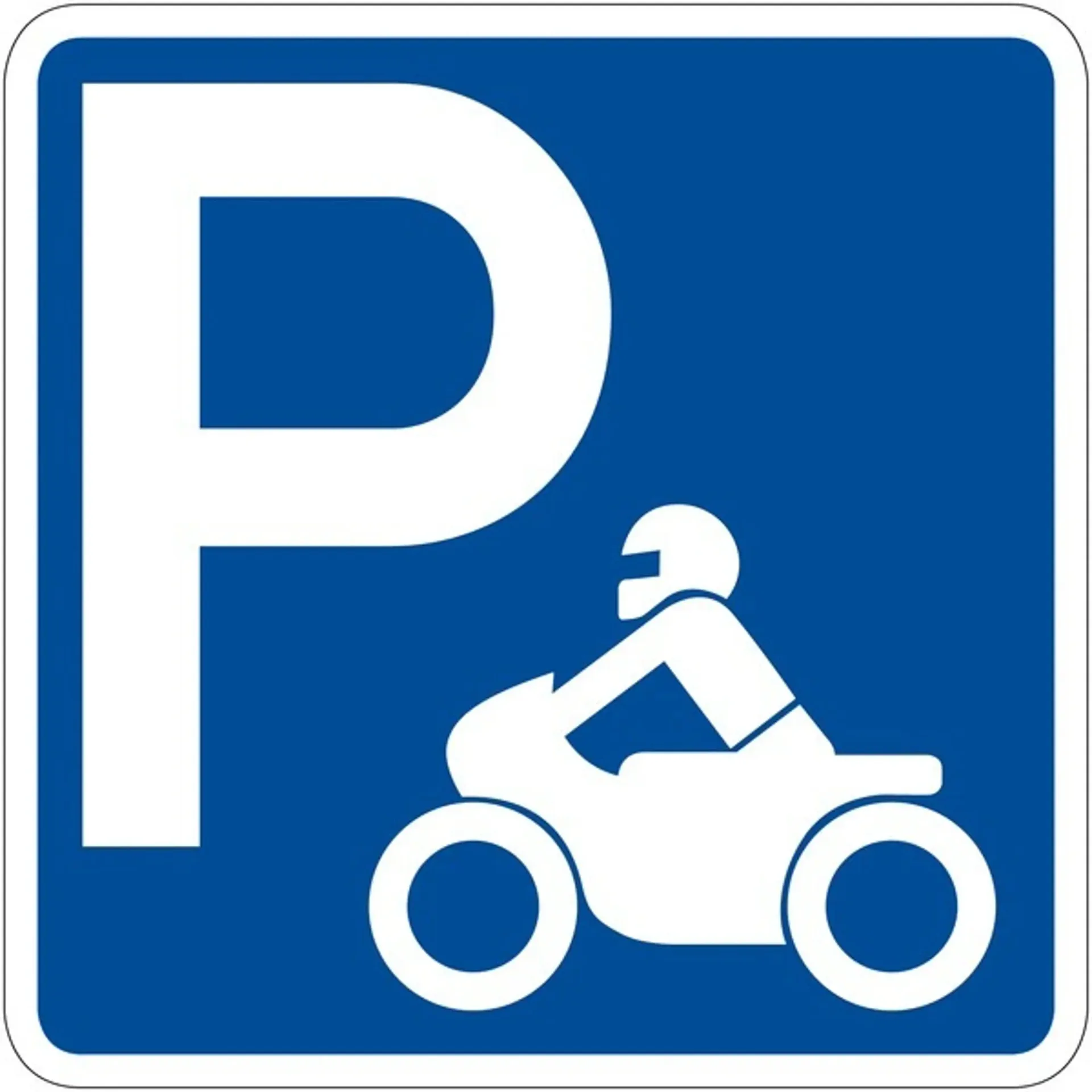 PARKPLATZ FÜR MOTORRAD IN STADTZENTRUM