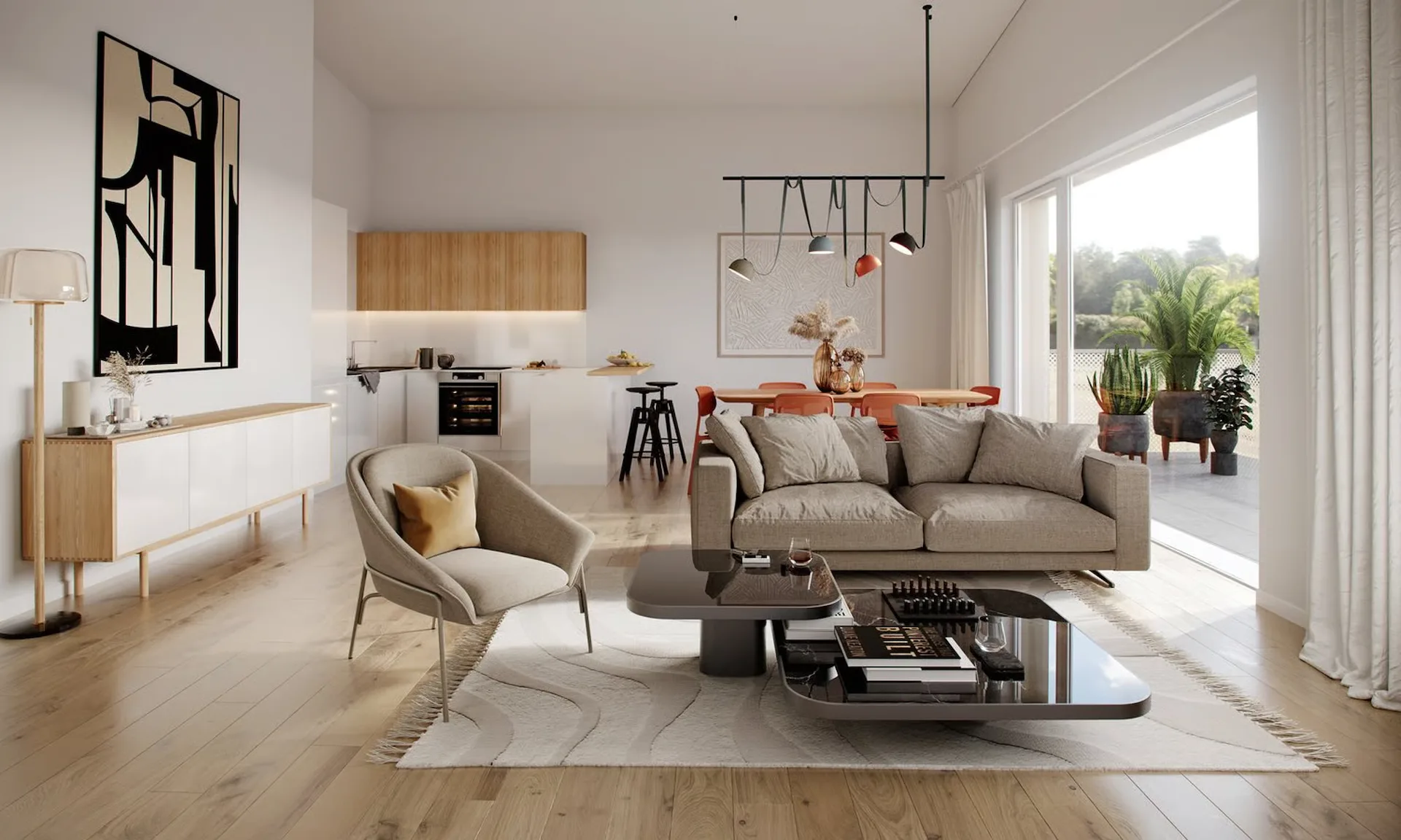 4,5 Zimmer mit Wohnzimmer von 37 m2