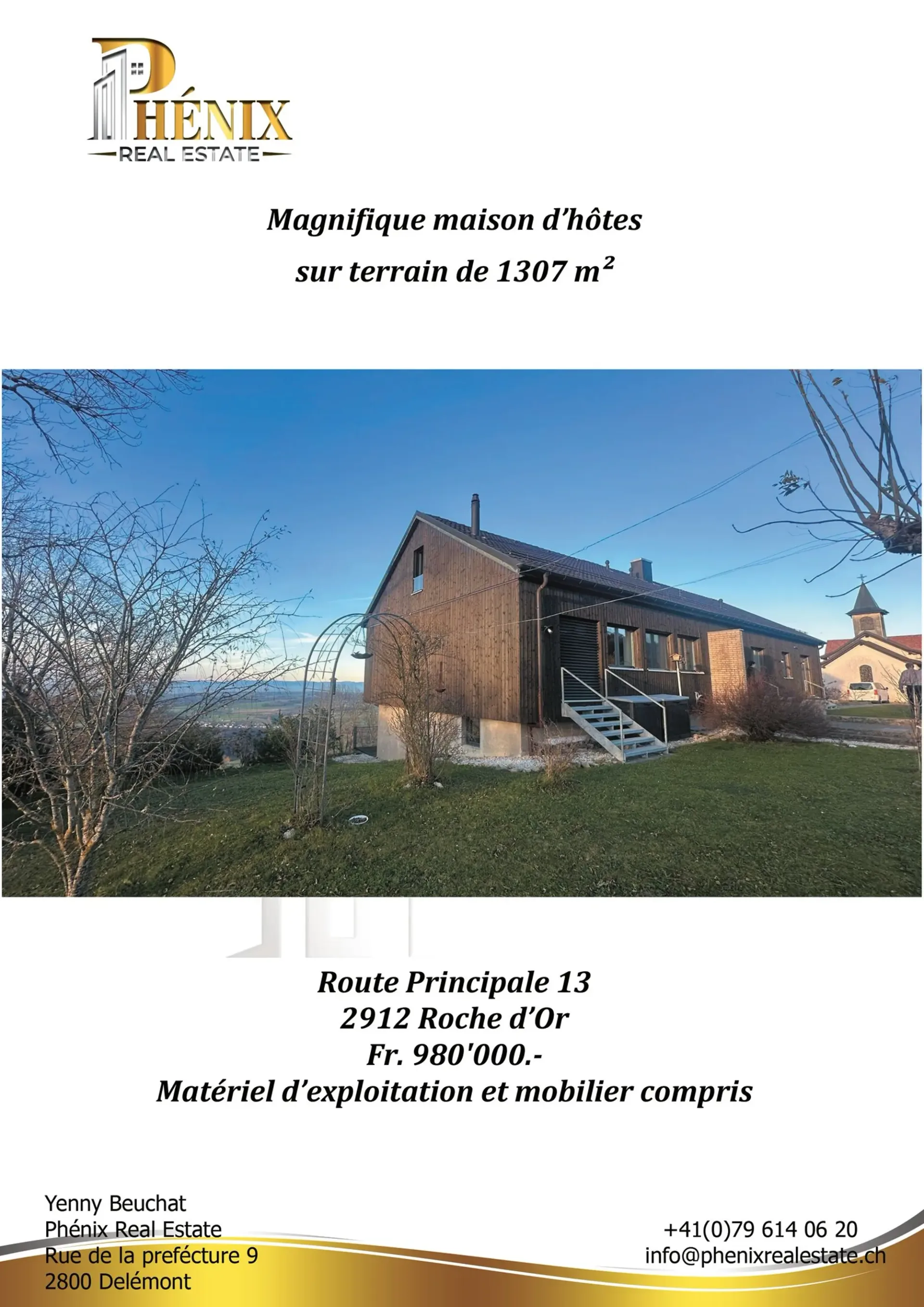 Magnifikes Einfamilienhaus mit 7 Zimmern in Roche-d'Or