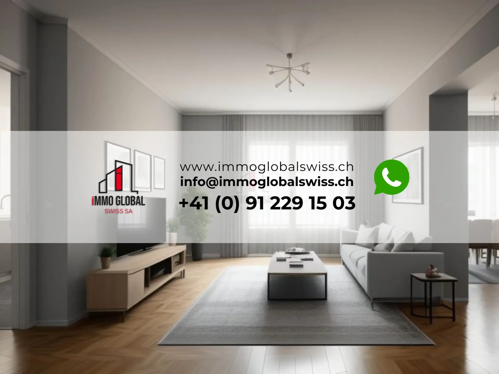 RAFFINIERTES UND ZEITGENÖSSISCHES ZWEIZIMMERWOHNUNG IN EINER WOHNANLAGE