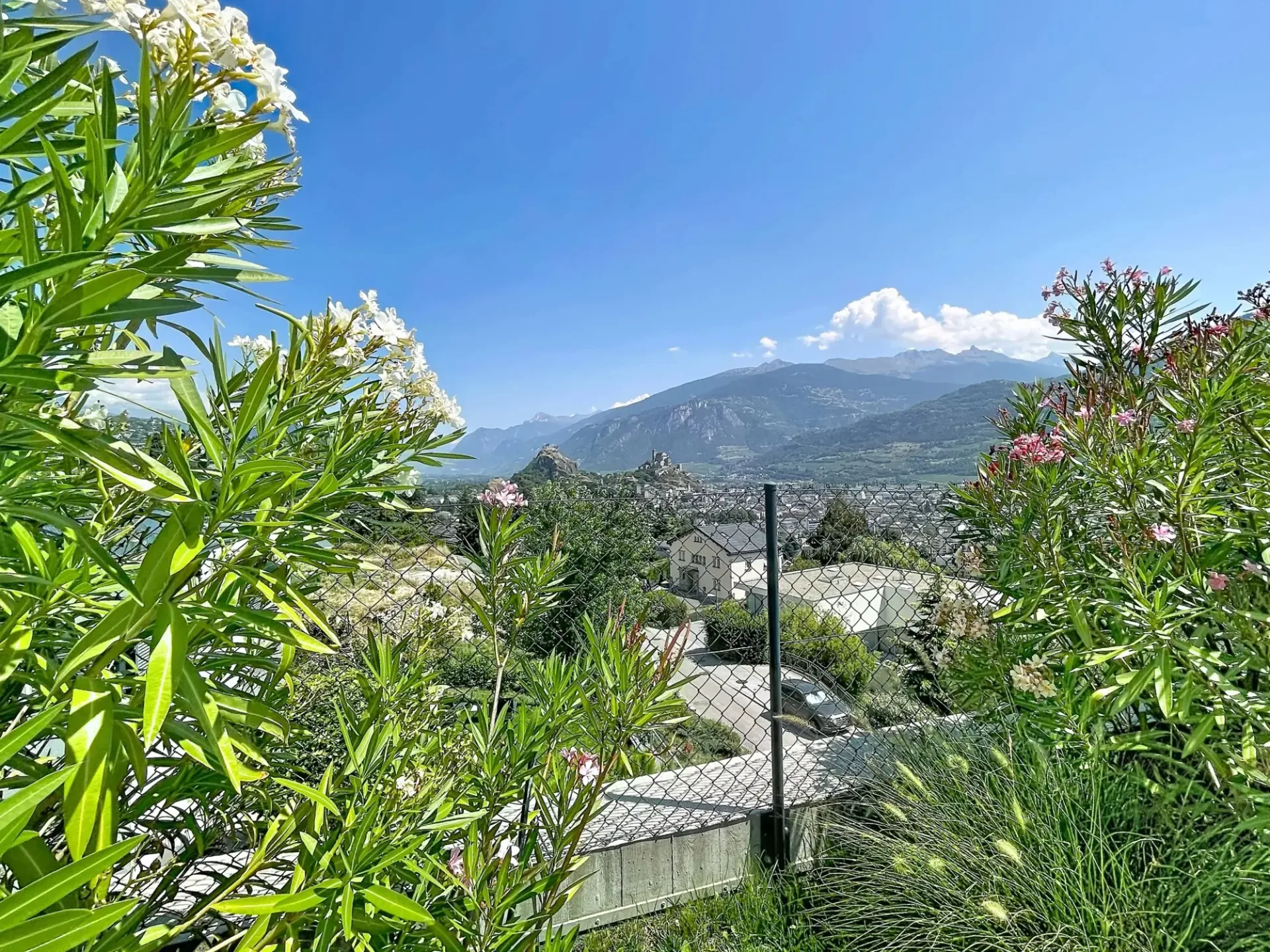 Contemporänes Anwesen mit Panoramadachgarten