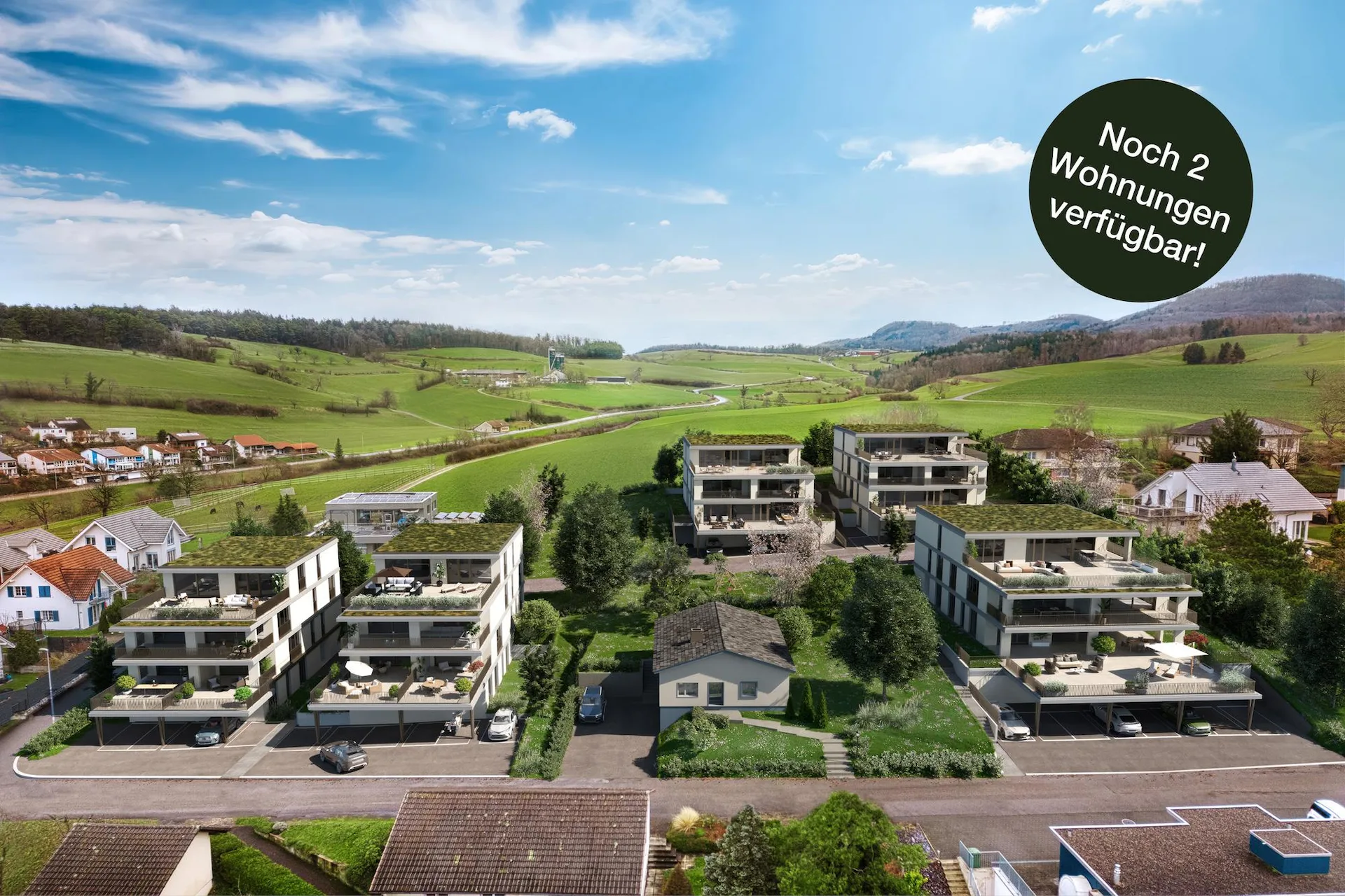 Porte à Herznach - vie familiale dans le vert