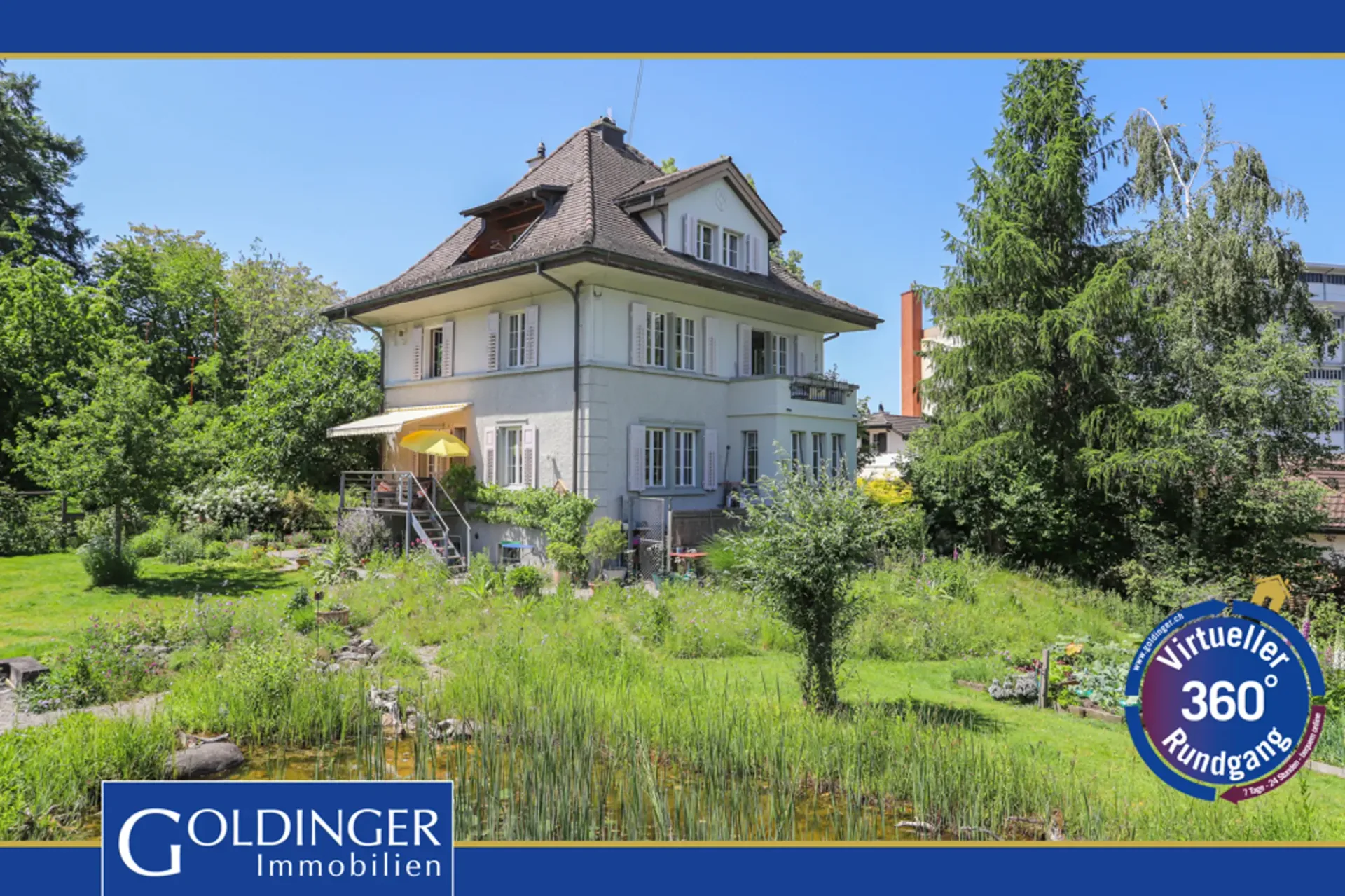 Stylish single-family house with a lot of charm and spacious natural garden