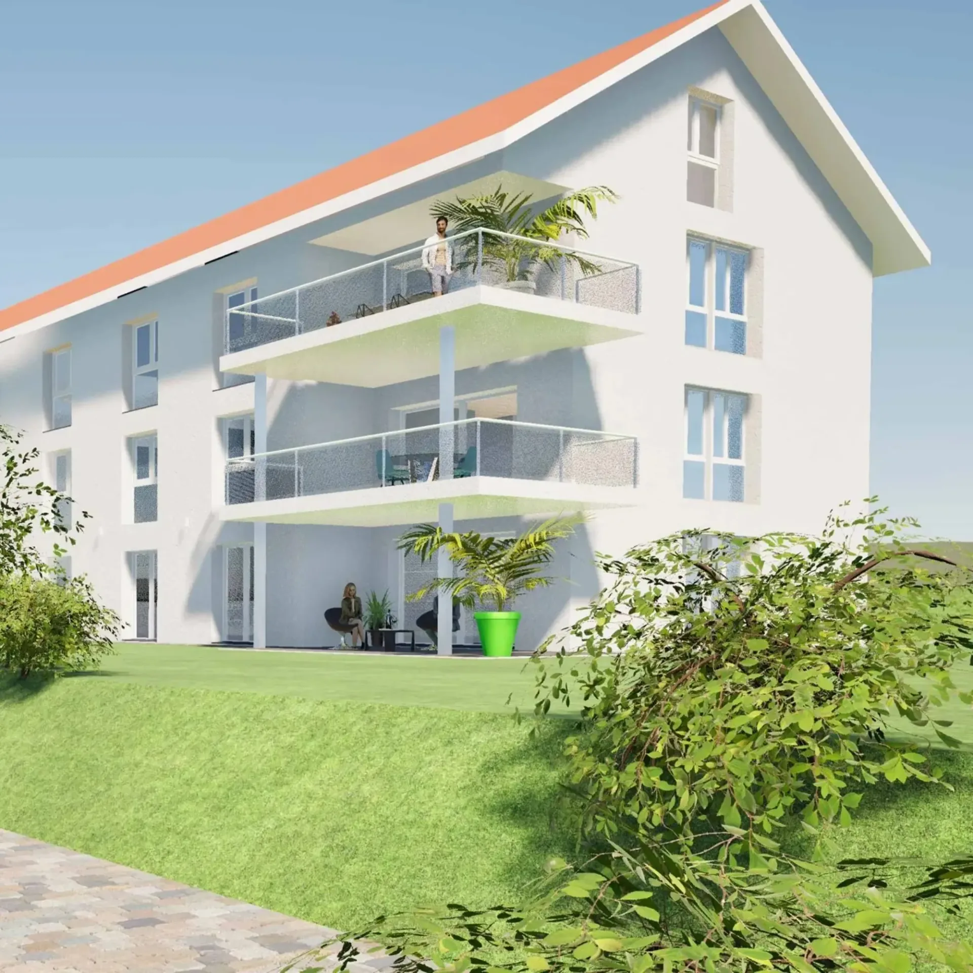 Moderne 4.5 Zimmer-Erdgeschoss-Wohnung an ruhiger Lage in Lommiswil - Erstvermietung