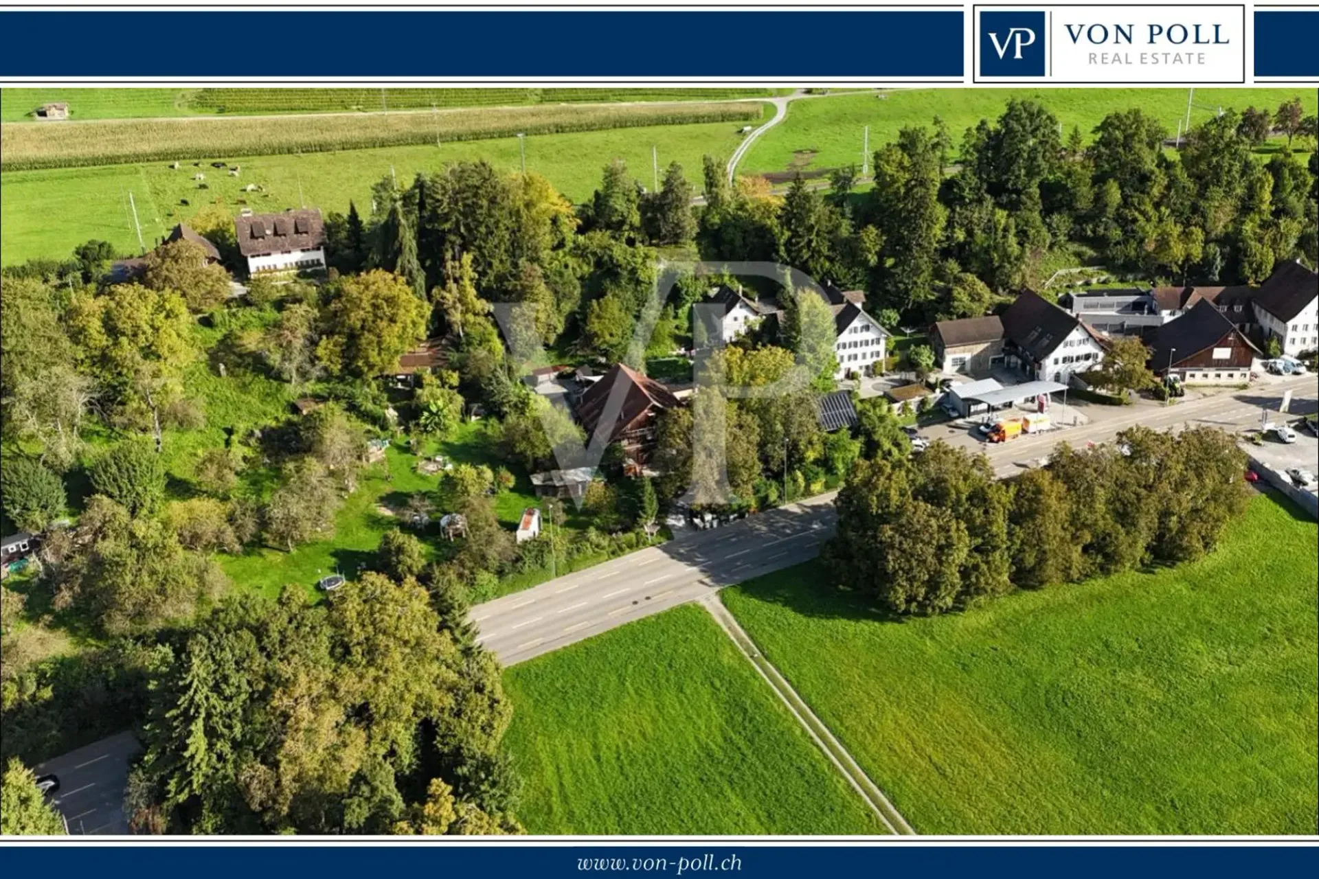 Seltene Landreserve am Zürichsee: Grosszügiger Parzellenverbund mit vi