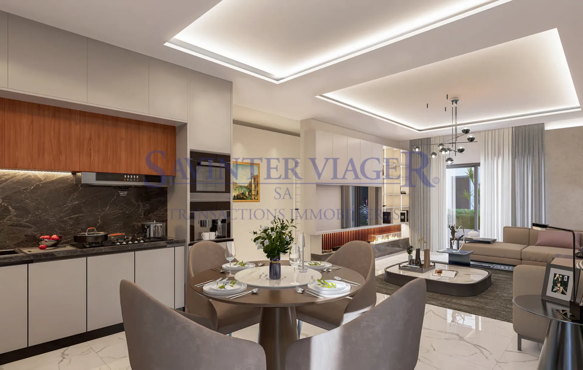Appartement T3 in einer Wohnanlage in Nordzypern