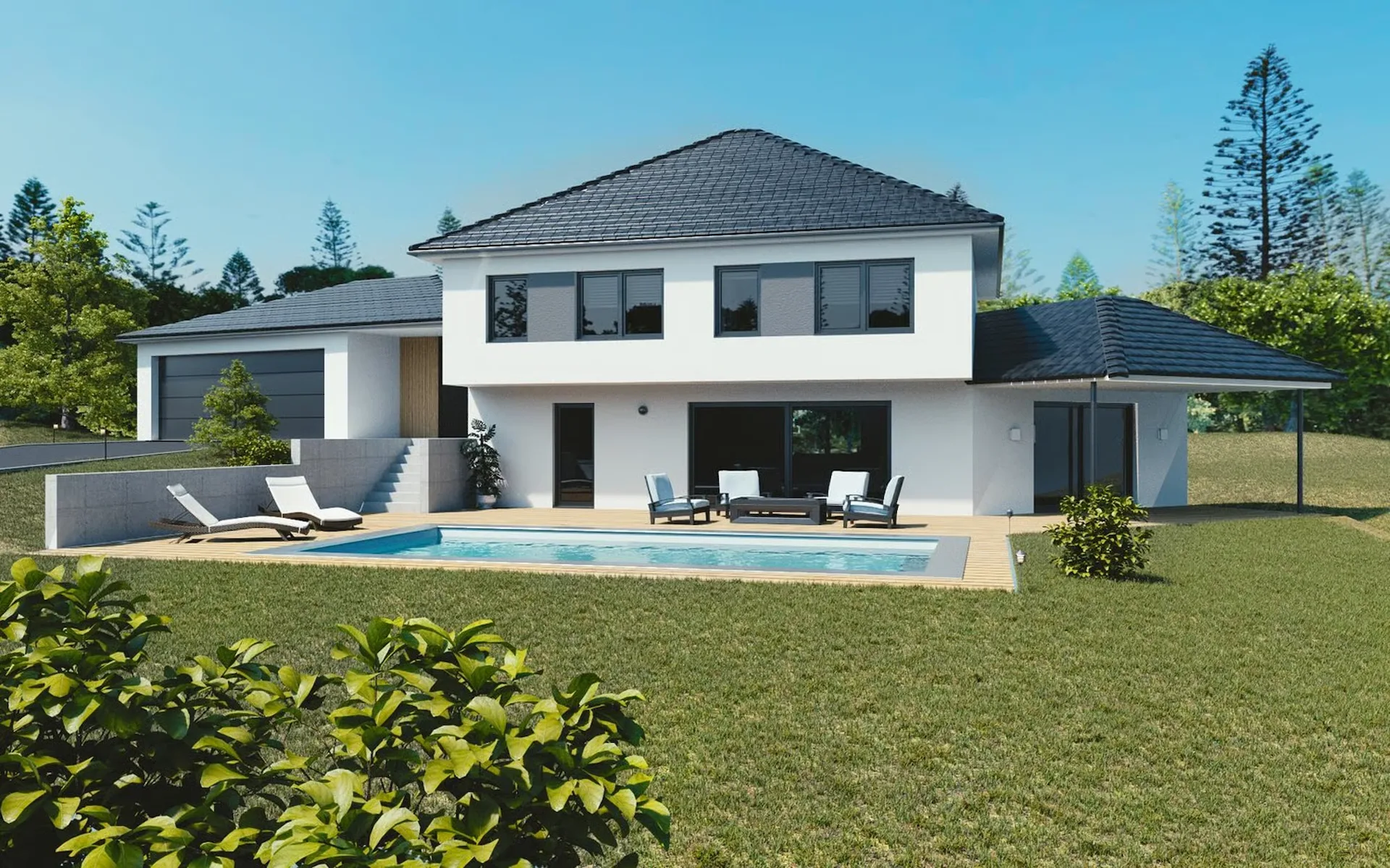 Bau Projekt in Blotzheim mit herrlicher Aussicht und toller Situation