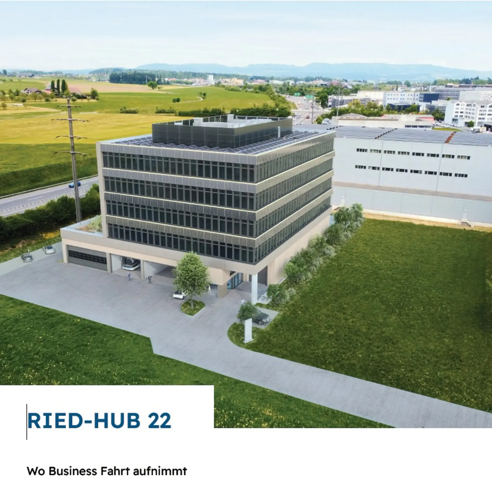 RIED-HUB 22  Moderne Gewerbe- und Büroflächen in Rotkreuz