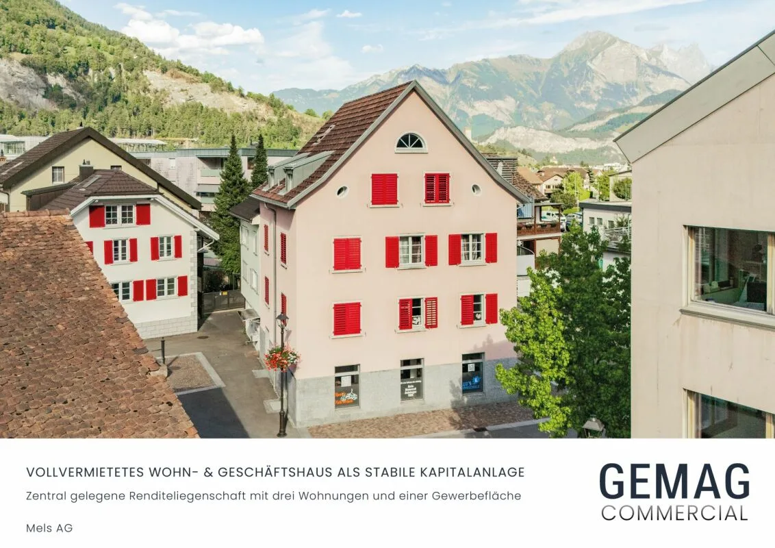Vollvermietetes Wohn- und Geschäftshaus im Zentrum