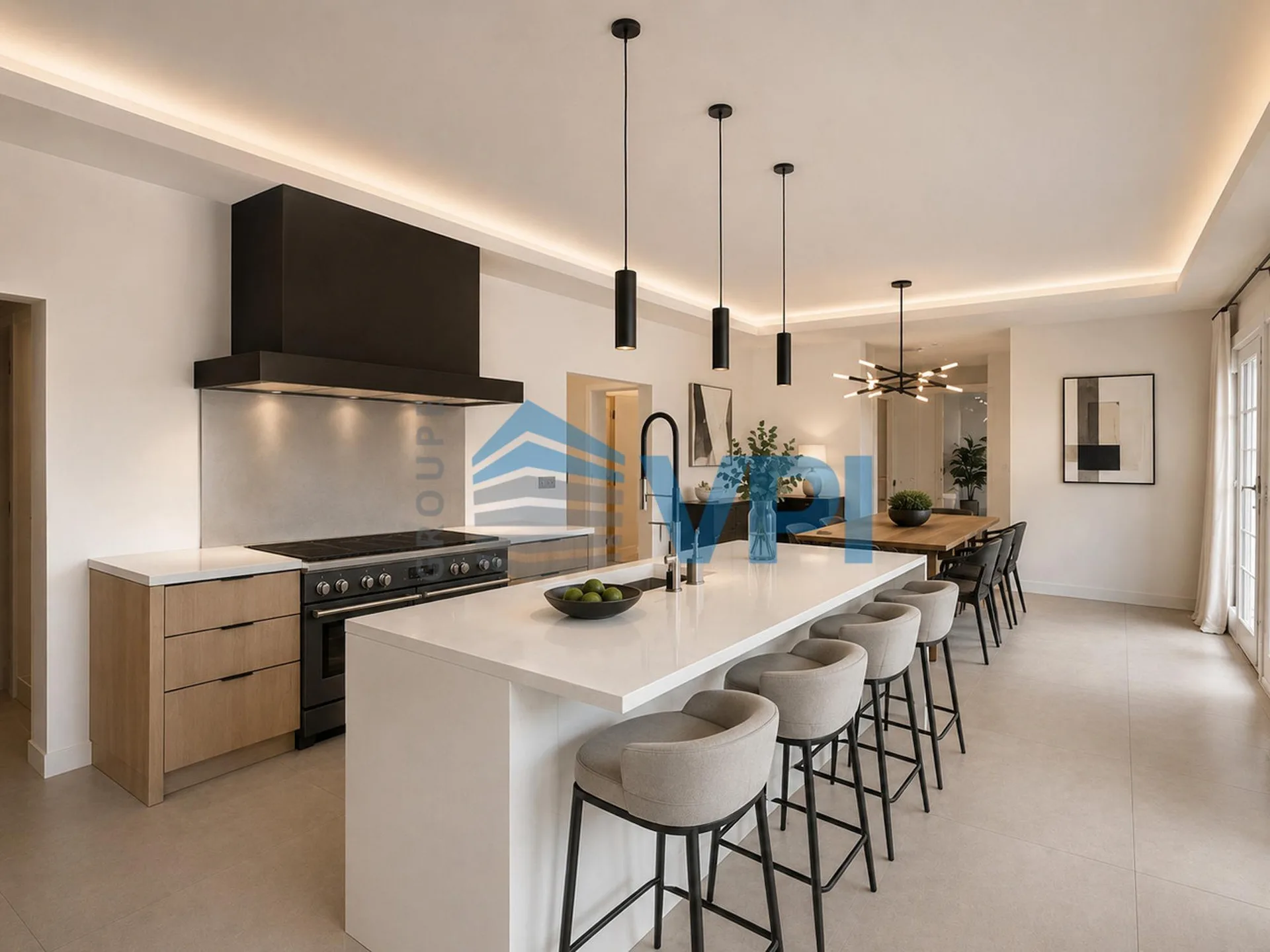 Superbe villa mitoyenne contemporaine entièrement meublée à Veyrier