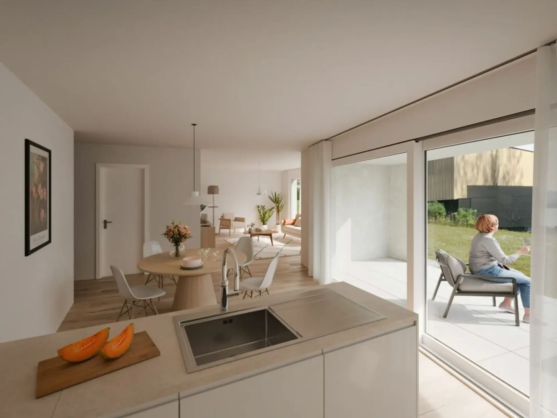 Duplex mit 5.5 Zimmern, Garten und Terrasse - Bevaix | Promotion les Capites