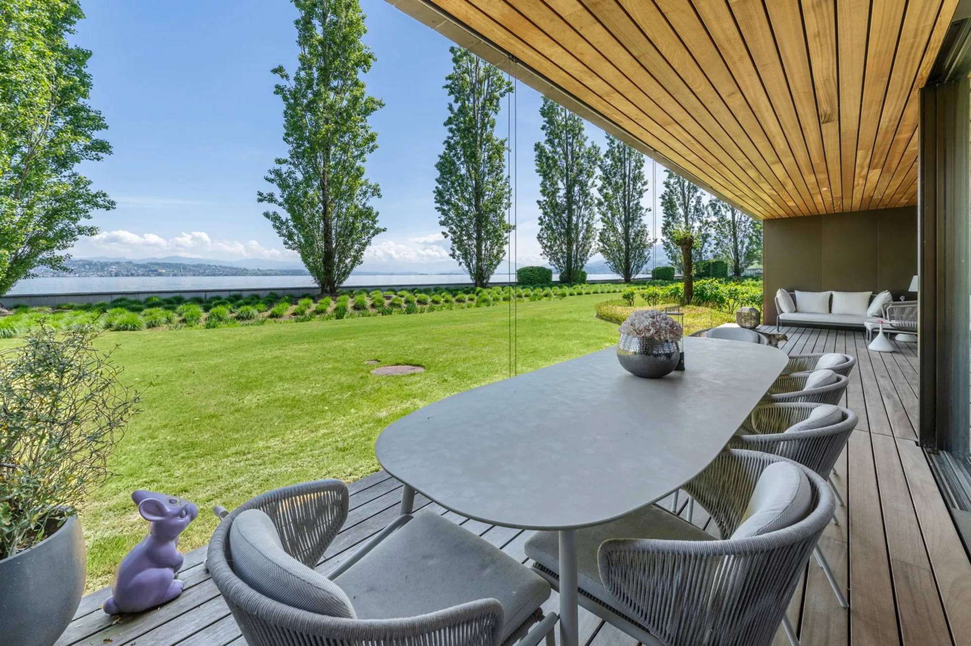 Maison de plage de la péninsule - Laguna : Appartement de propriété exclusive avec accès direct au lac de Zurich