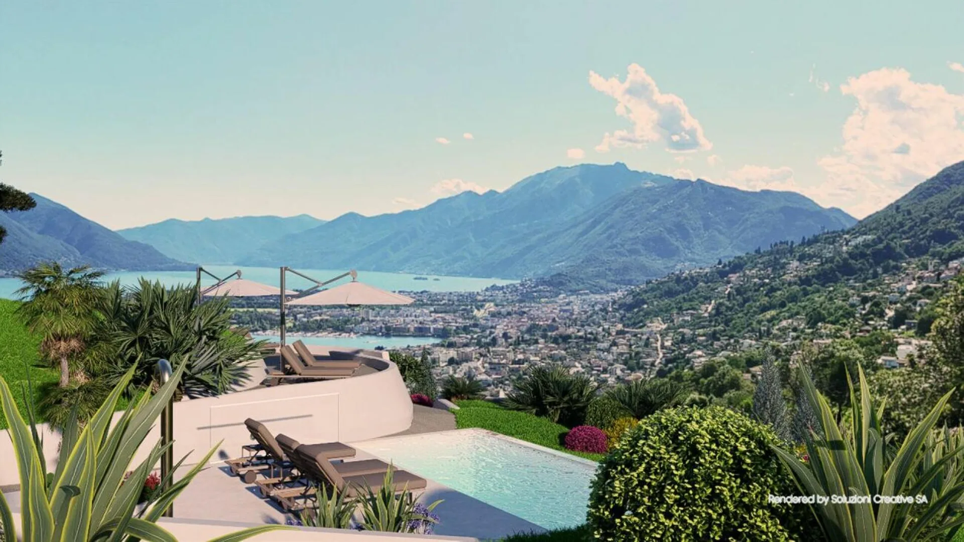 Lussuoso 3.5 locali: modernità ed eccellenza con vista lago