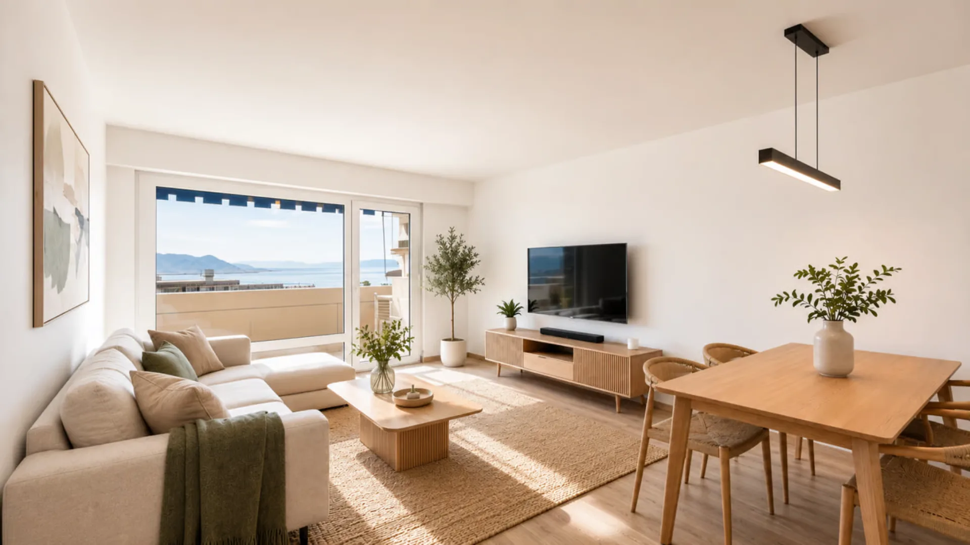 Schönes renoviertes 3.5-Zimmer-Apartment mit herrlicher Aussicht auf den See