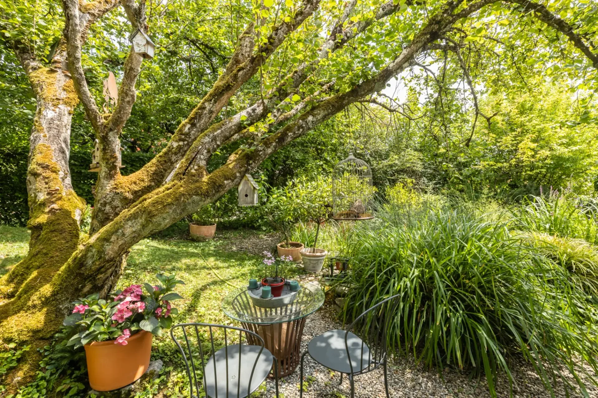 Casa unica con idillio di giardino
