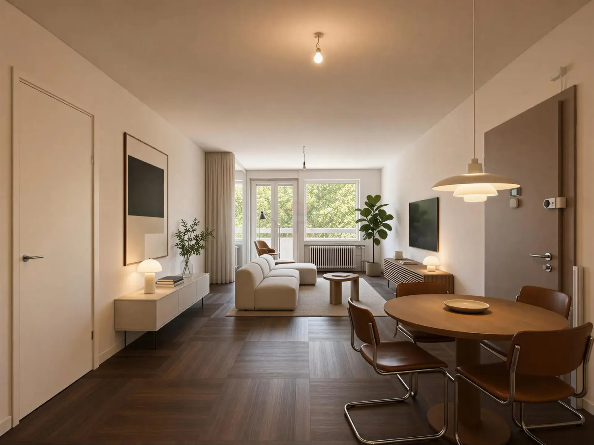 Schönes 5-Zimmer-Apartment mit renoviertem Balkon von 16 m²