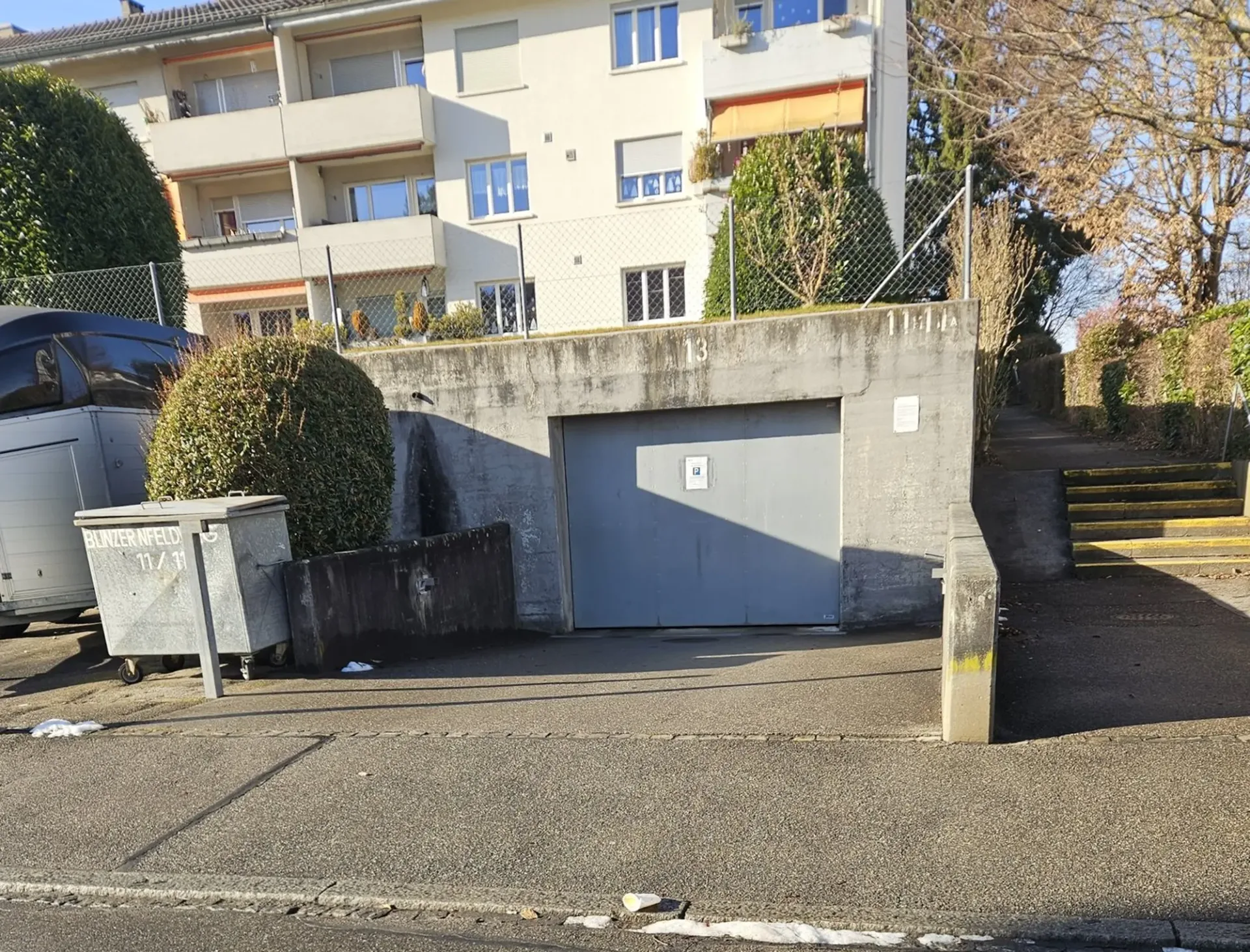 Einstellhallenplätze in der Blinzern