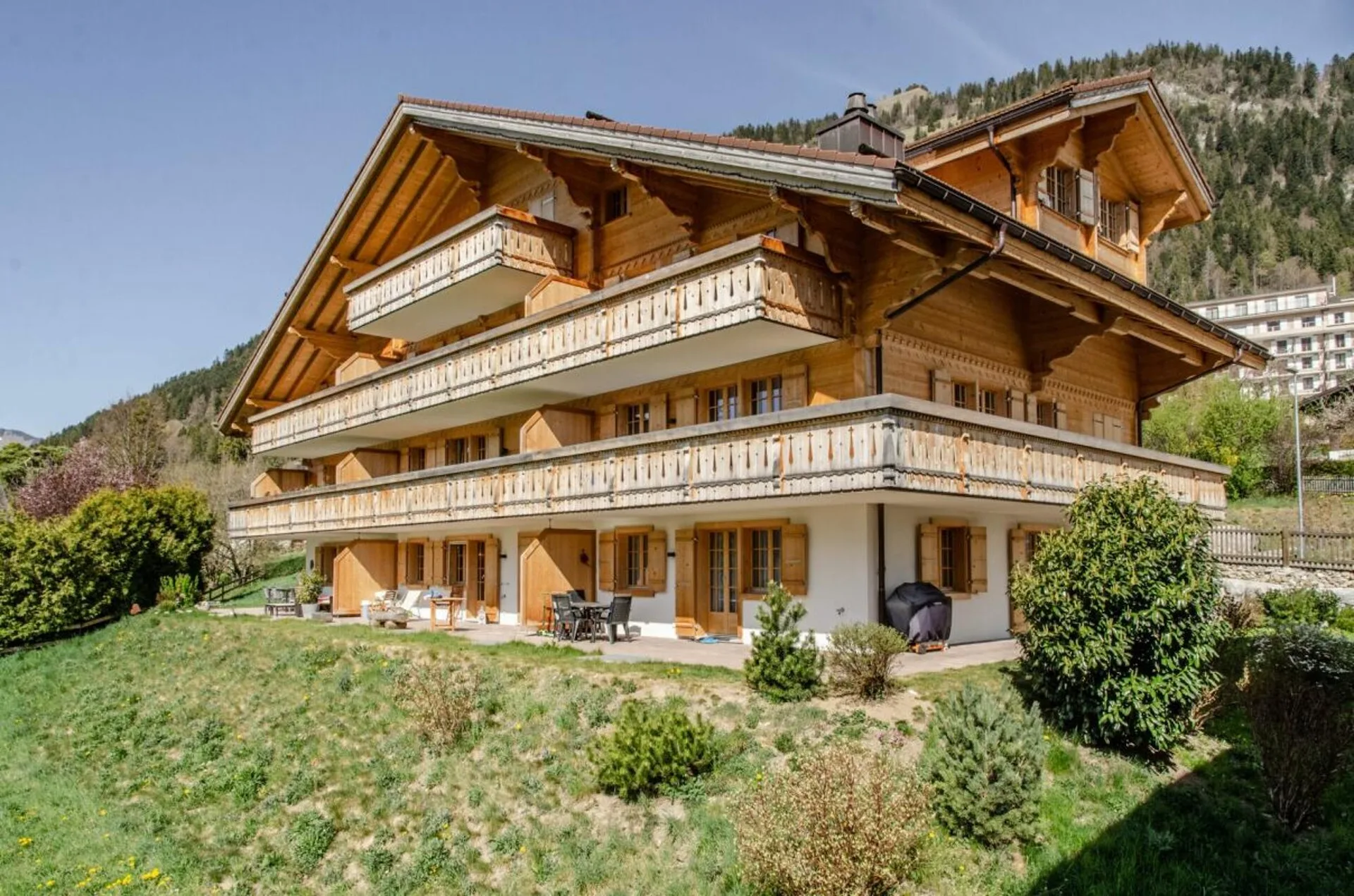 Château-d'Oex - Appartement dans cadre bucolique