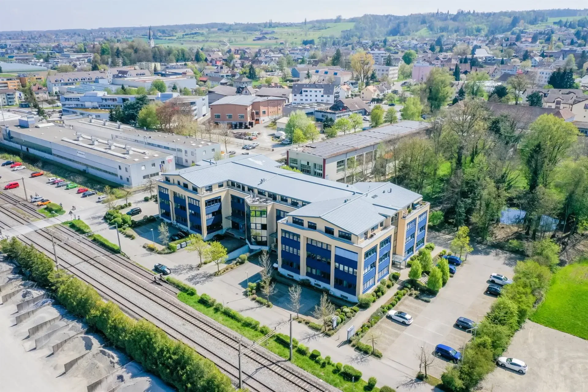 Lagerräumlichkeiten im High-Tech-Center
