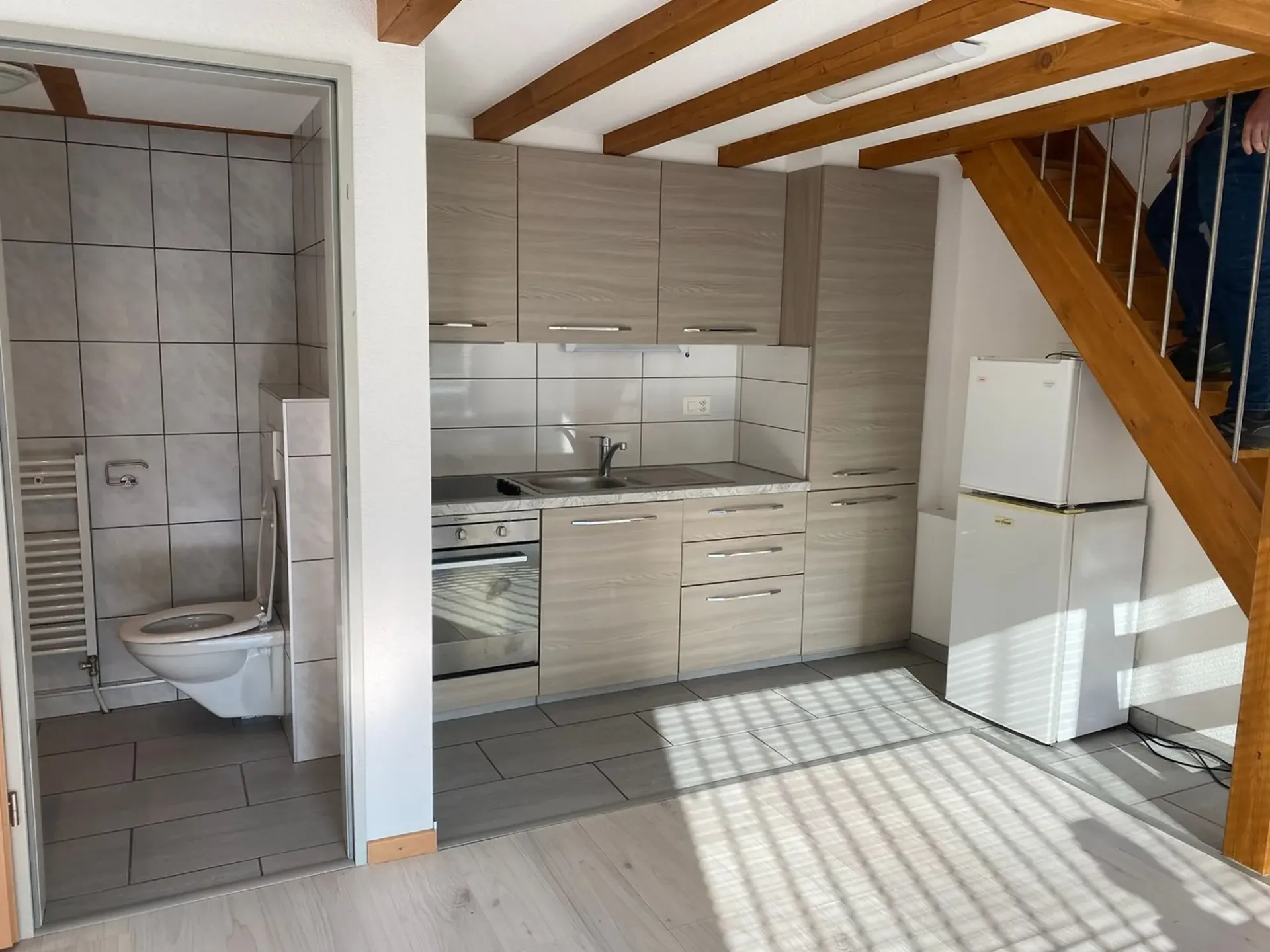 Studio très central au rez-de-chaussée dans la ville de Thun