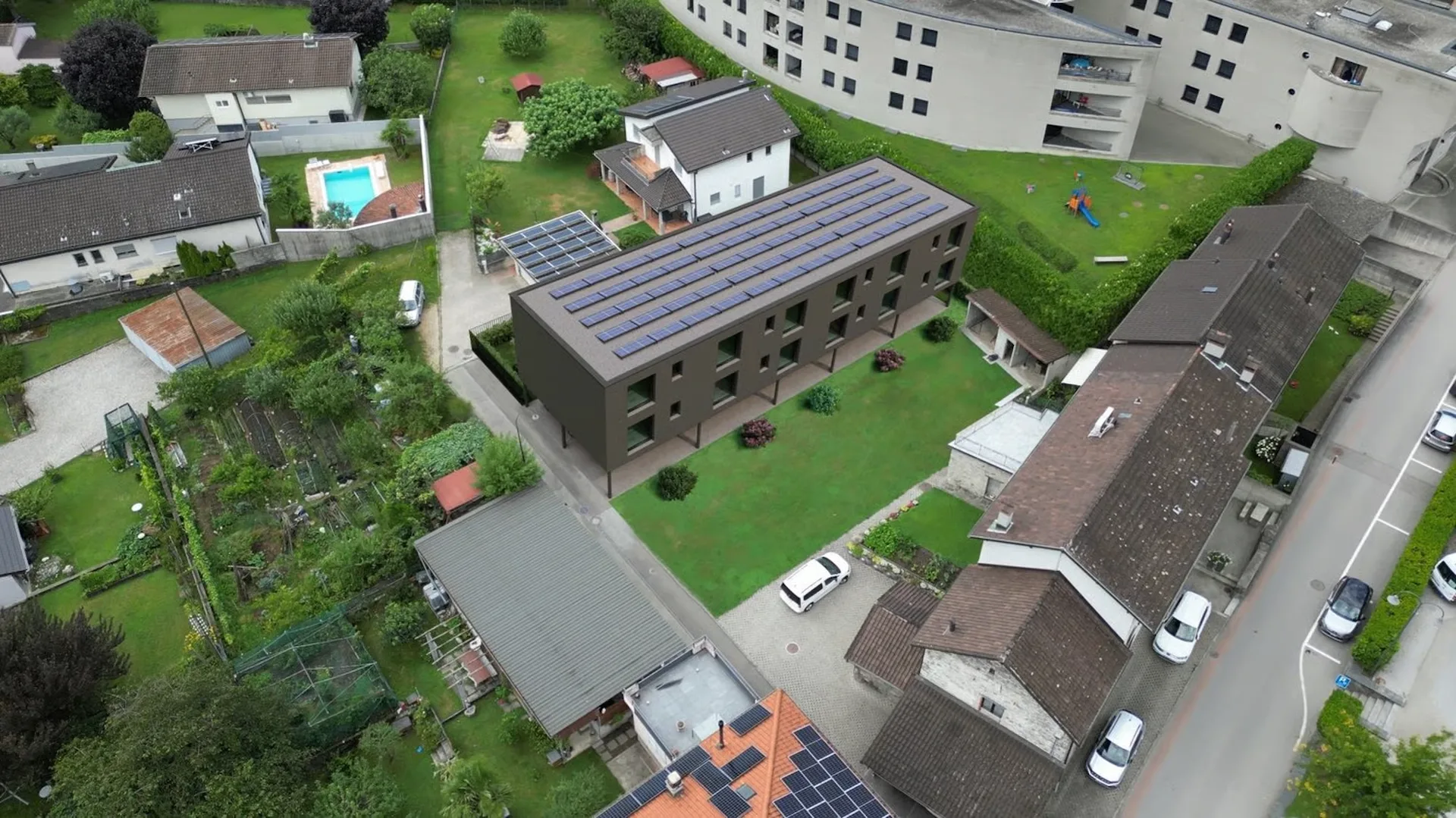 Rif. 3786 NUOVO MODERNO EDIFICIO - 4 APPARTAMENTI DI 4.5 LOCALI