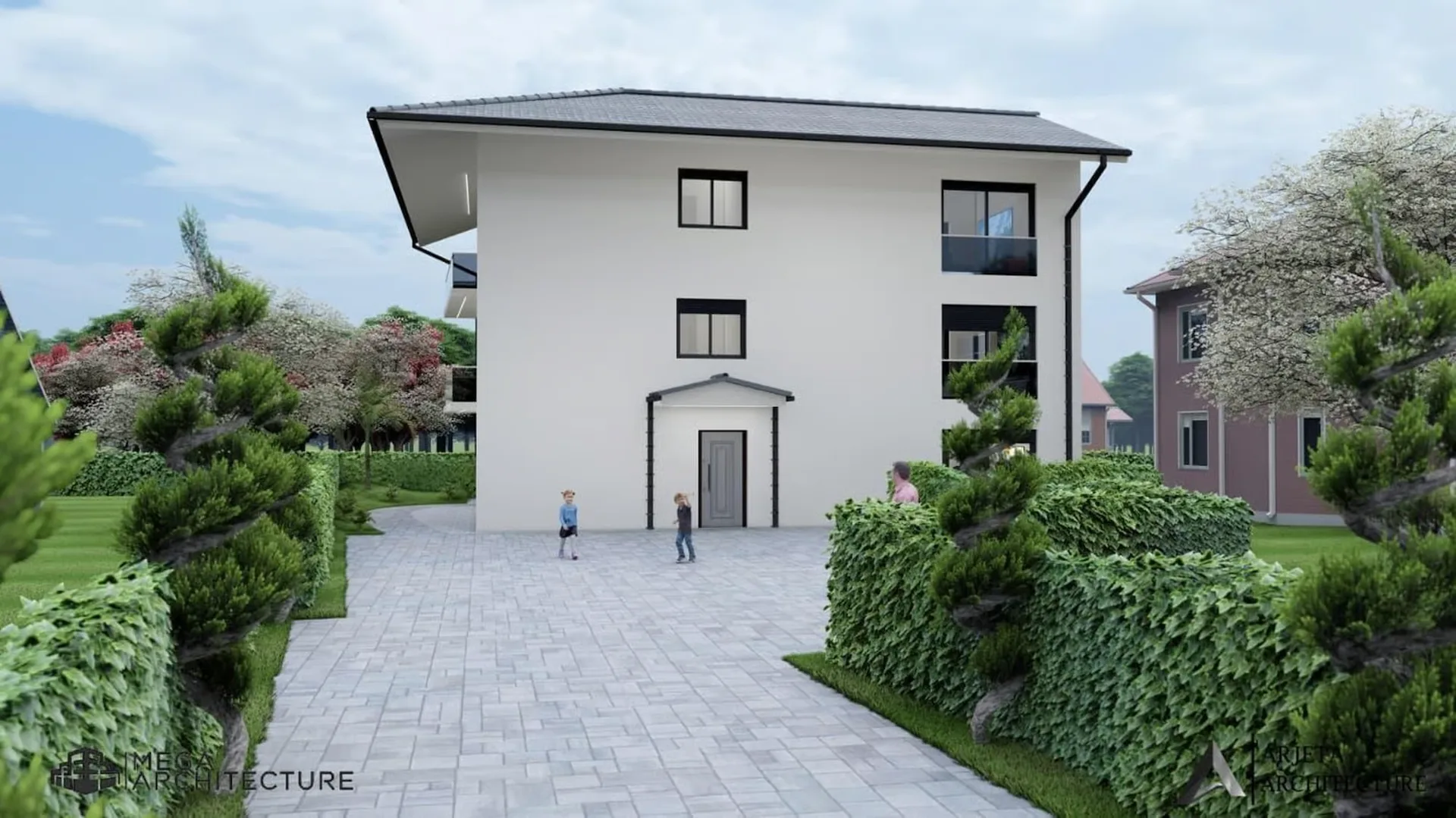 Neue 3.5-Zimmer-Wohnung in Chalais – Blick und Komfort inklusive