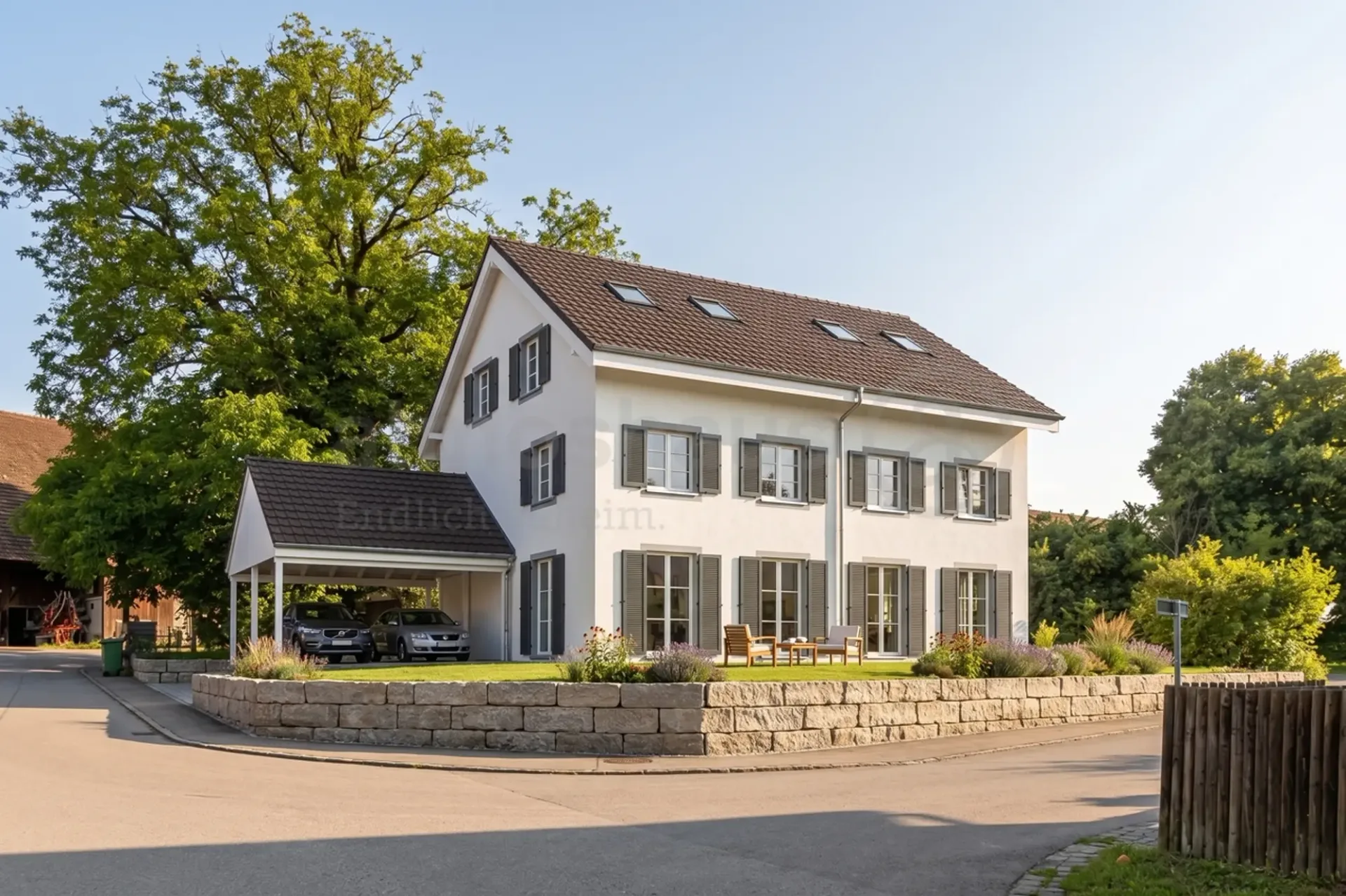 Modernes Doppeleinfamilienhaus mit Dorfcharme in Obfelden ZH