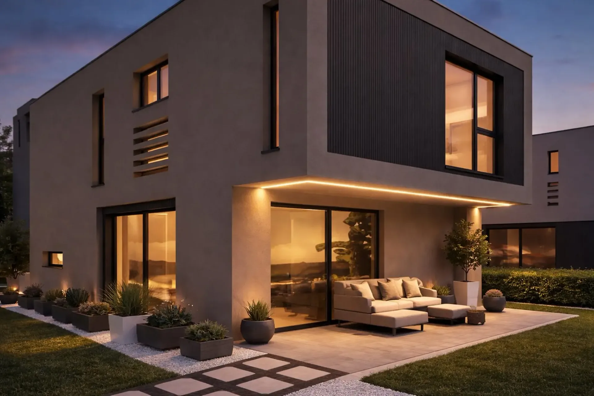 Villa moderne à construire à Contone