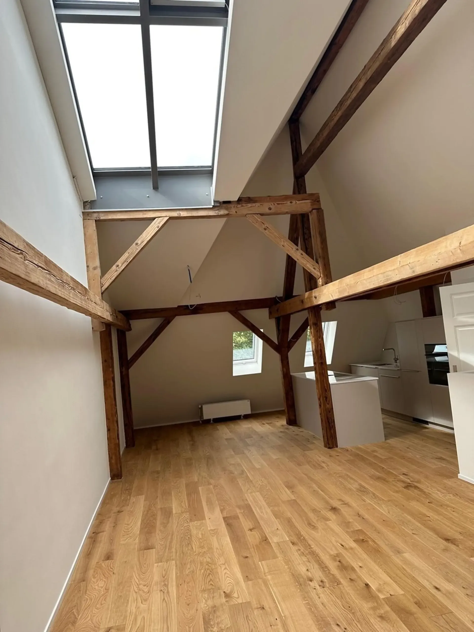 Exclusive maisonette attic apartment in the Paulusquartier with garden seating