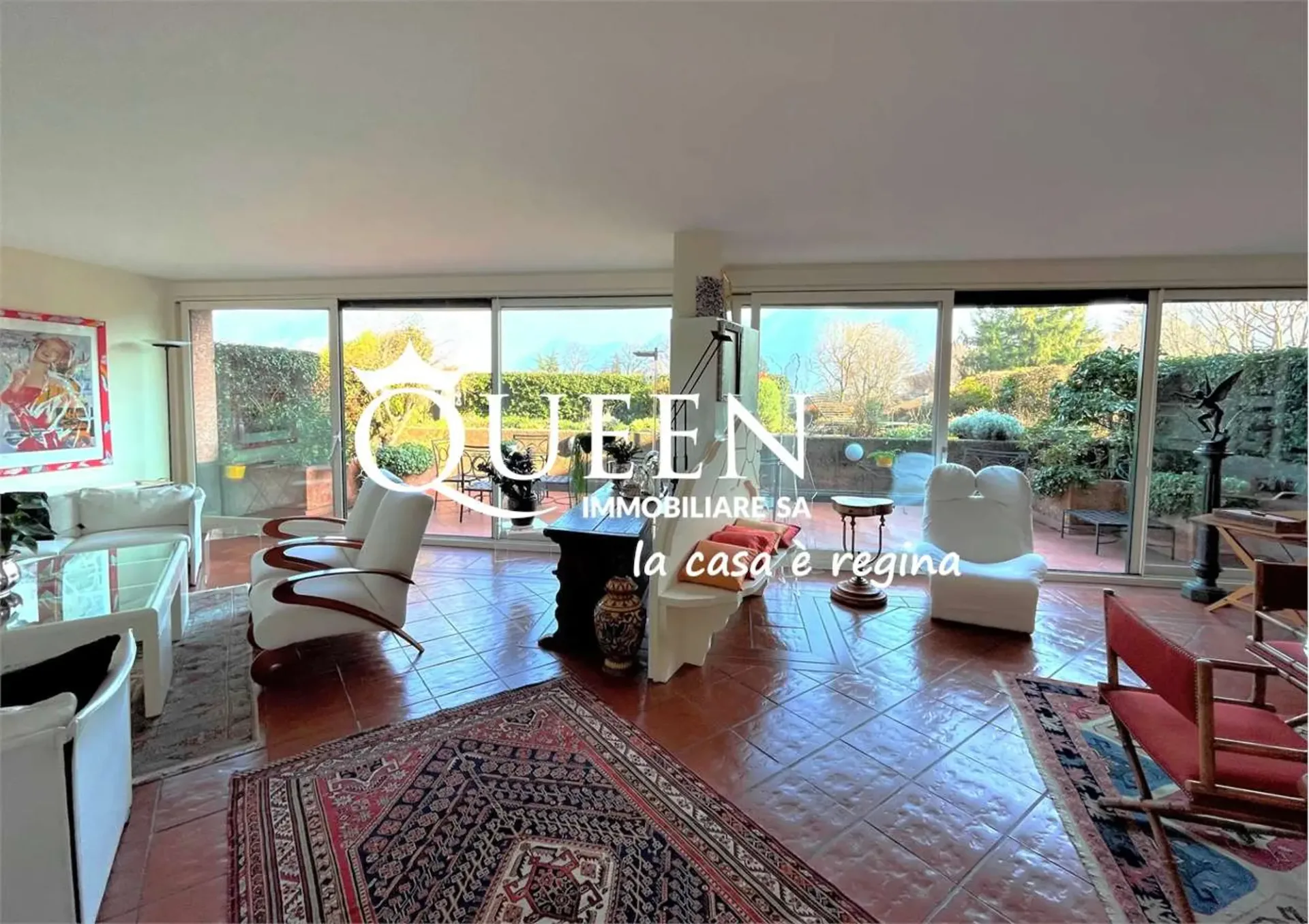 Gentilino: 3.5-room apartment, 150 sqm, renovated, with pool