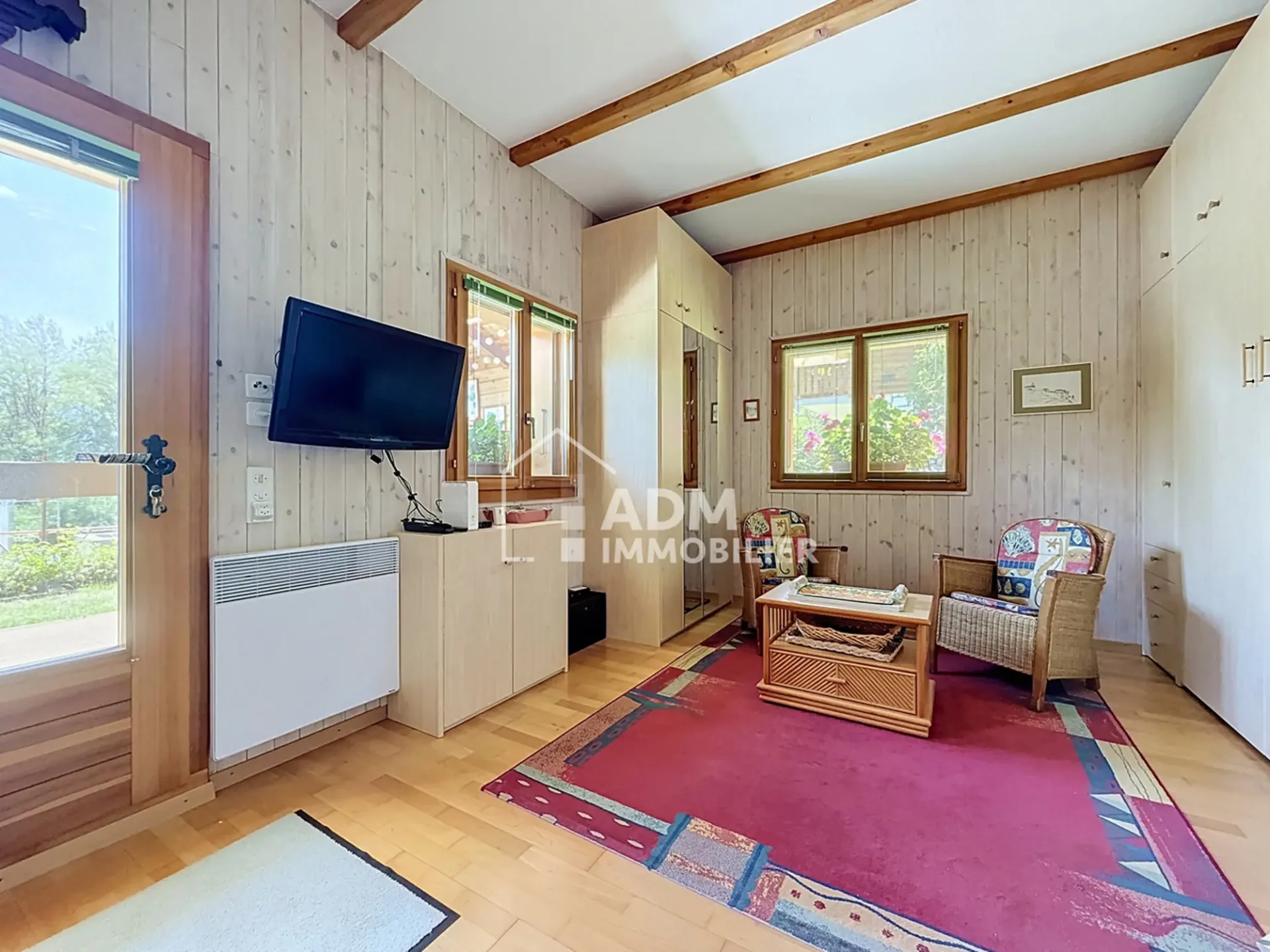 Ovronnaz, charmantes Studio mit privater Terrasse von 41 m2