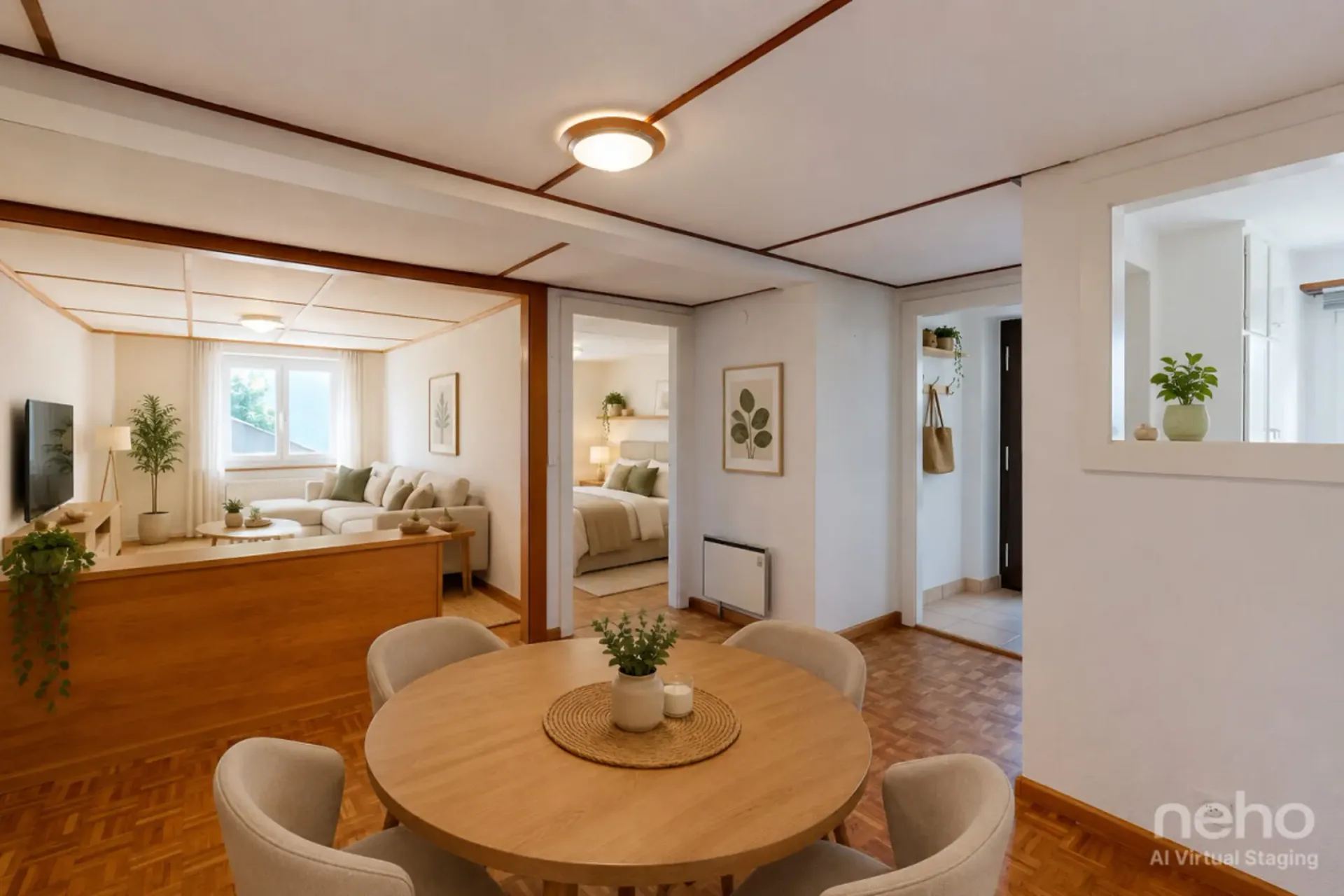 Zweieinhalb-Zimmer-Wohnung in Erde ? Absolute Ruhe und großes Potenzial