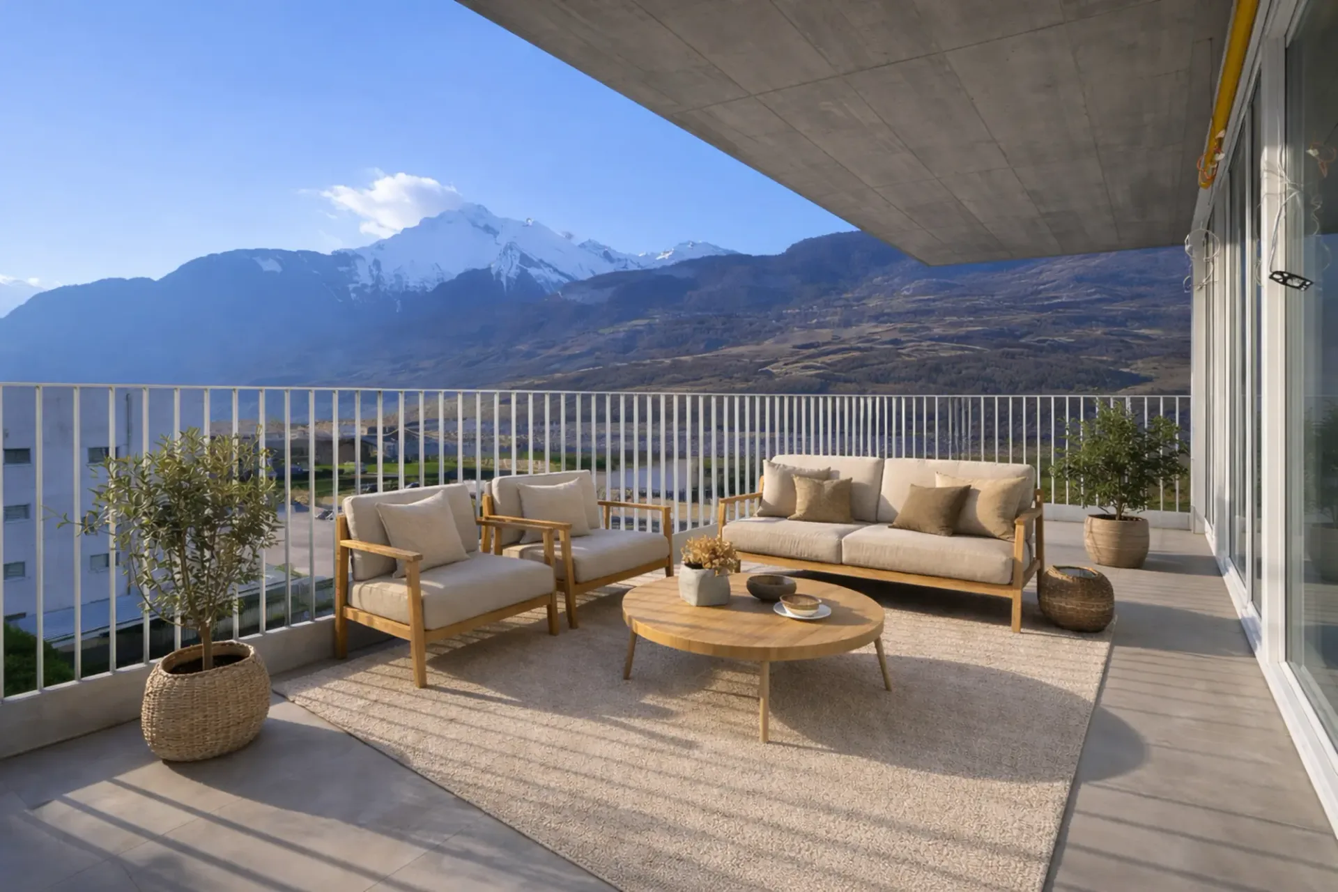 Magnifique attique de 4,5 pièces avec grand balcon