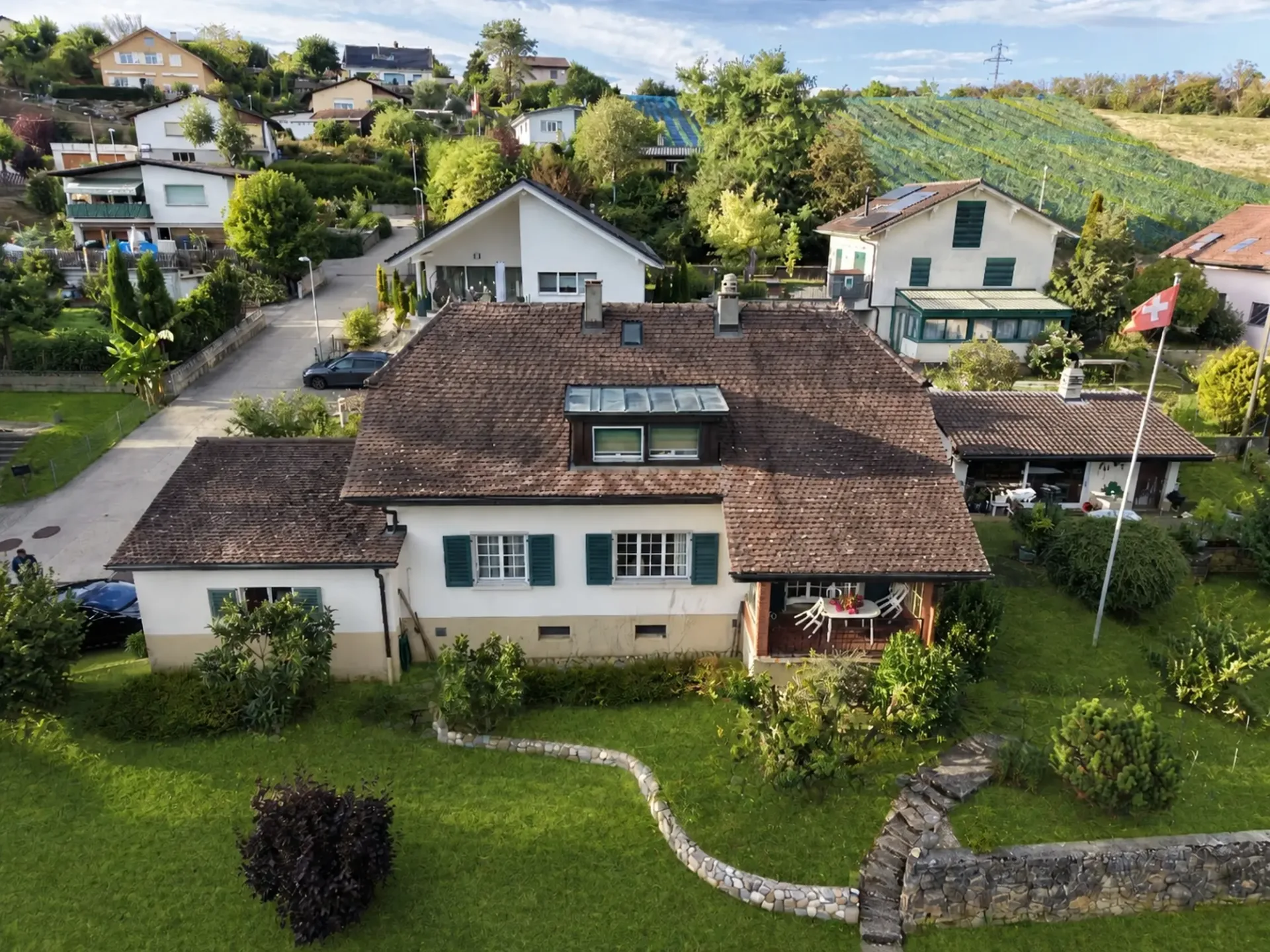 Großes Einfamilienhaus