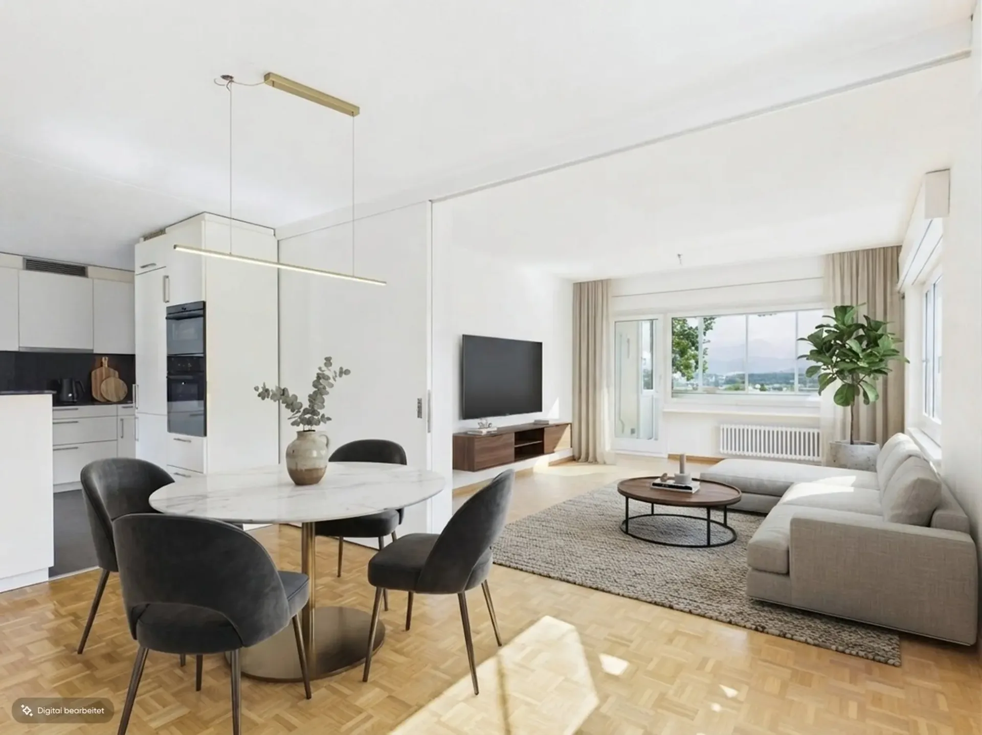 Helle 4.5-Zimmer-Wohnung mit Balkon und Garage in Emmen