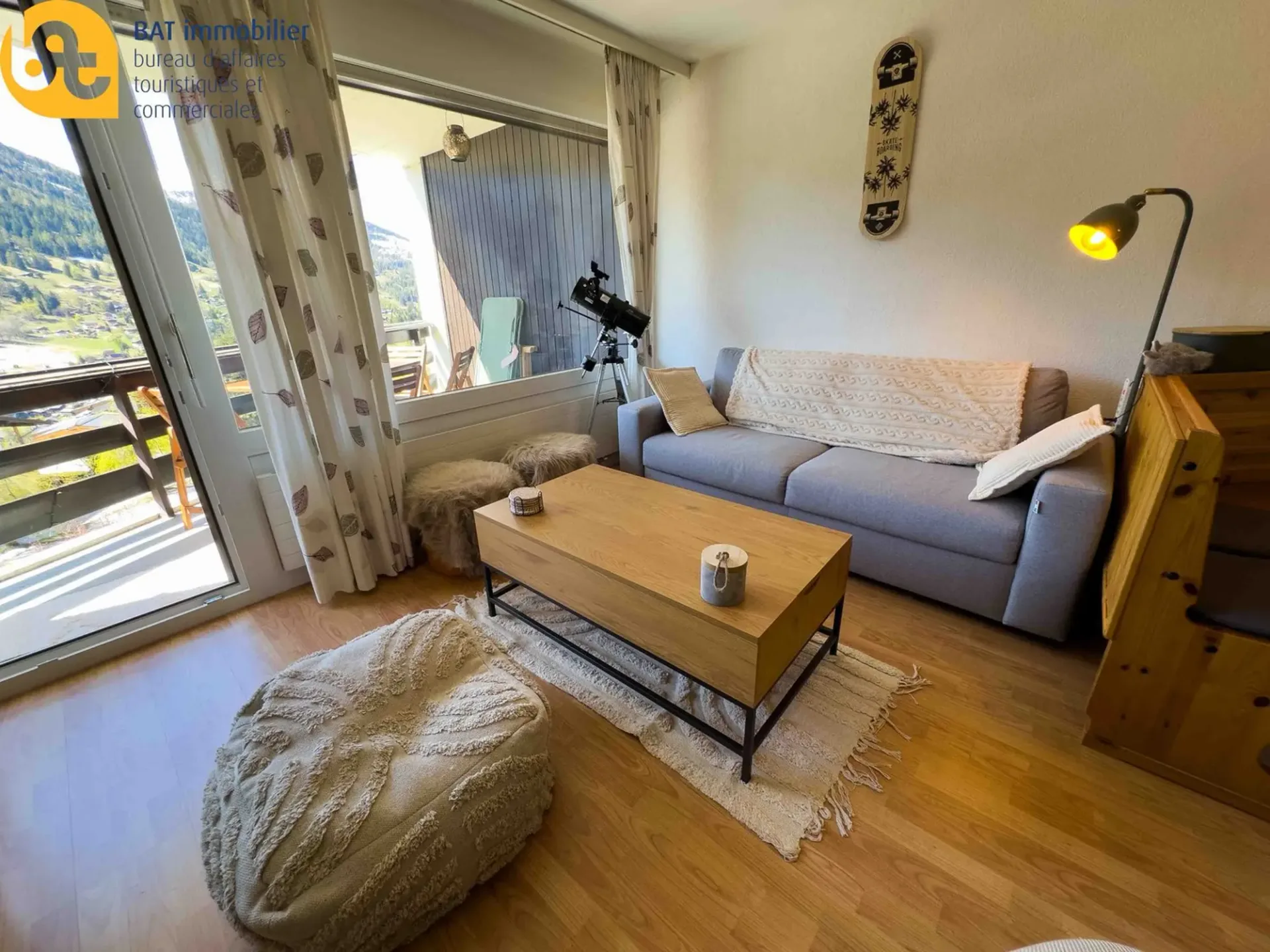 Schönes 2-Zimmer-Apartment mit Panoramablick in Vercorin