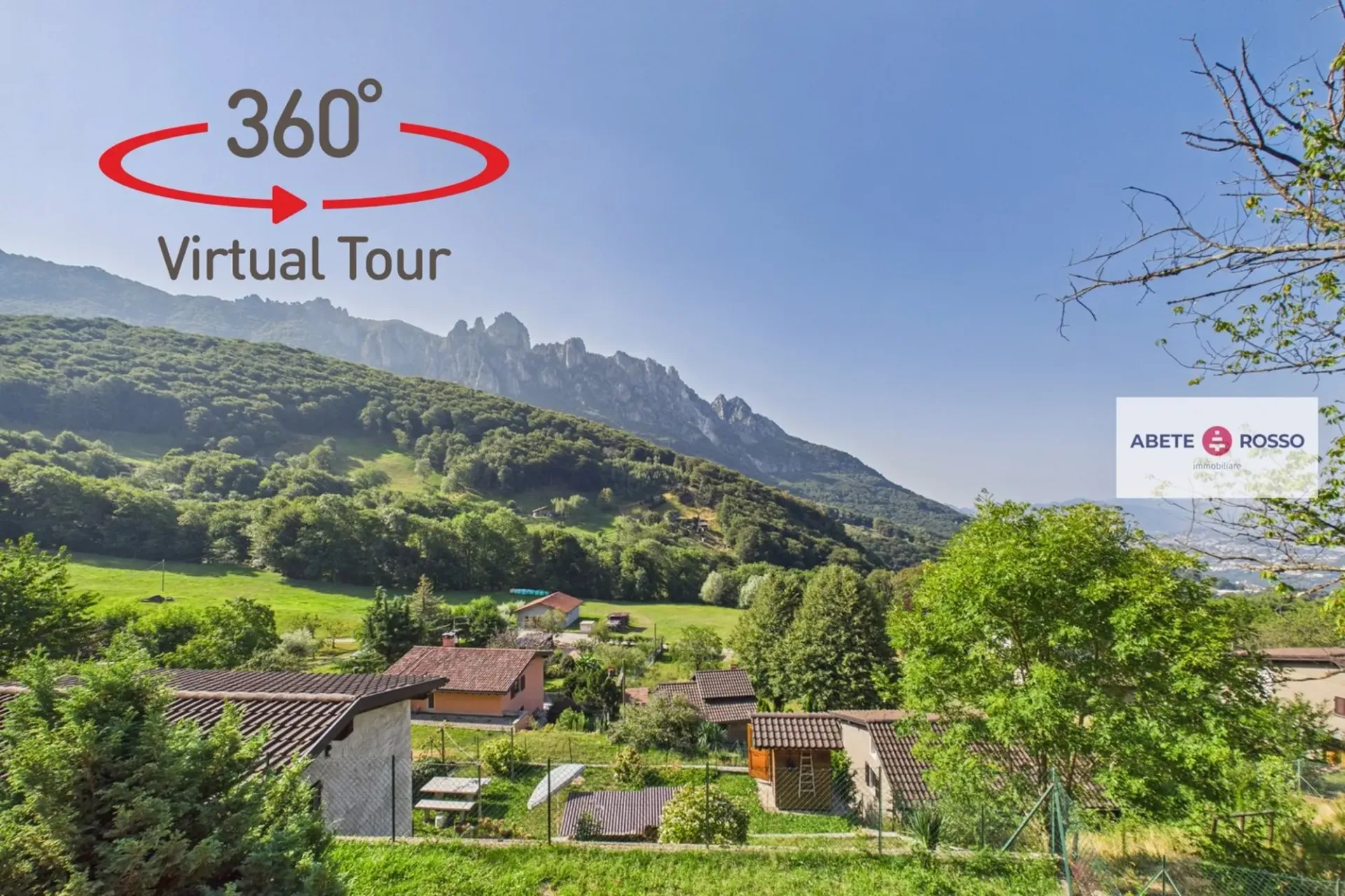 Rustikales Haus mit Terrasse und Rasen im Herzen des sonnigen Valcolla.