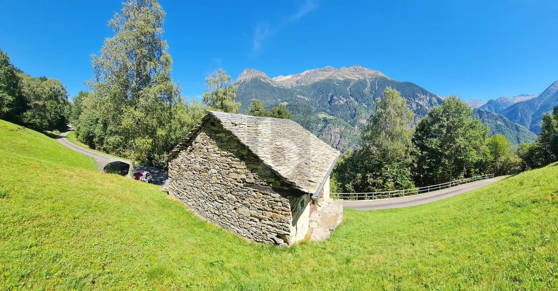 Mit Blick auf Sonne und Natur