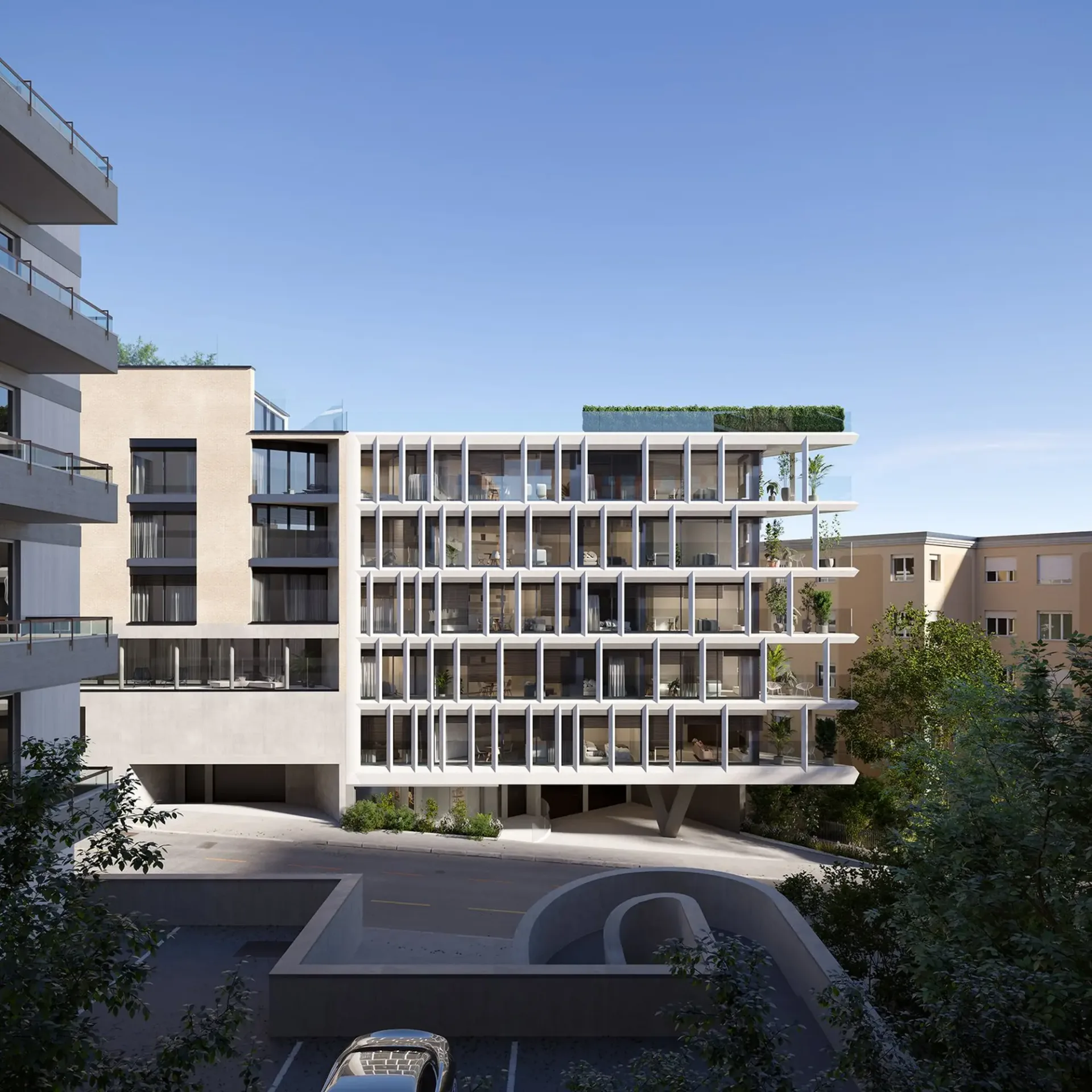 Newly built 4.5-room apartment in Massagno – View, light and modern comfort