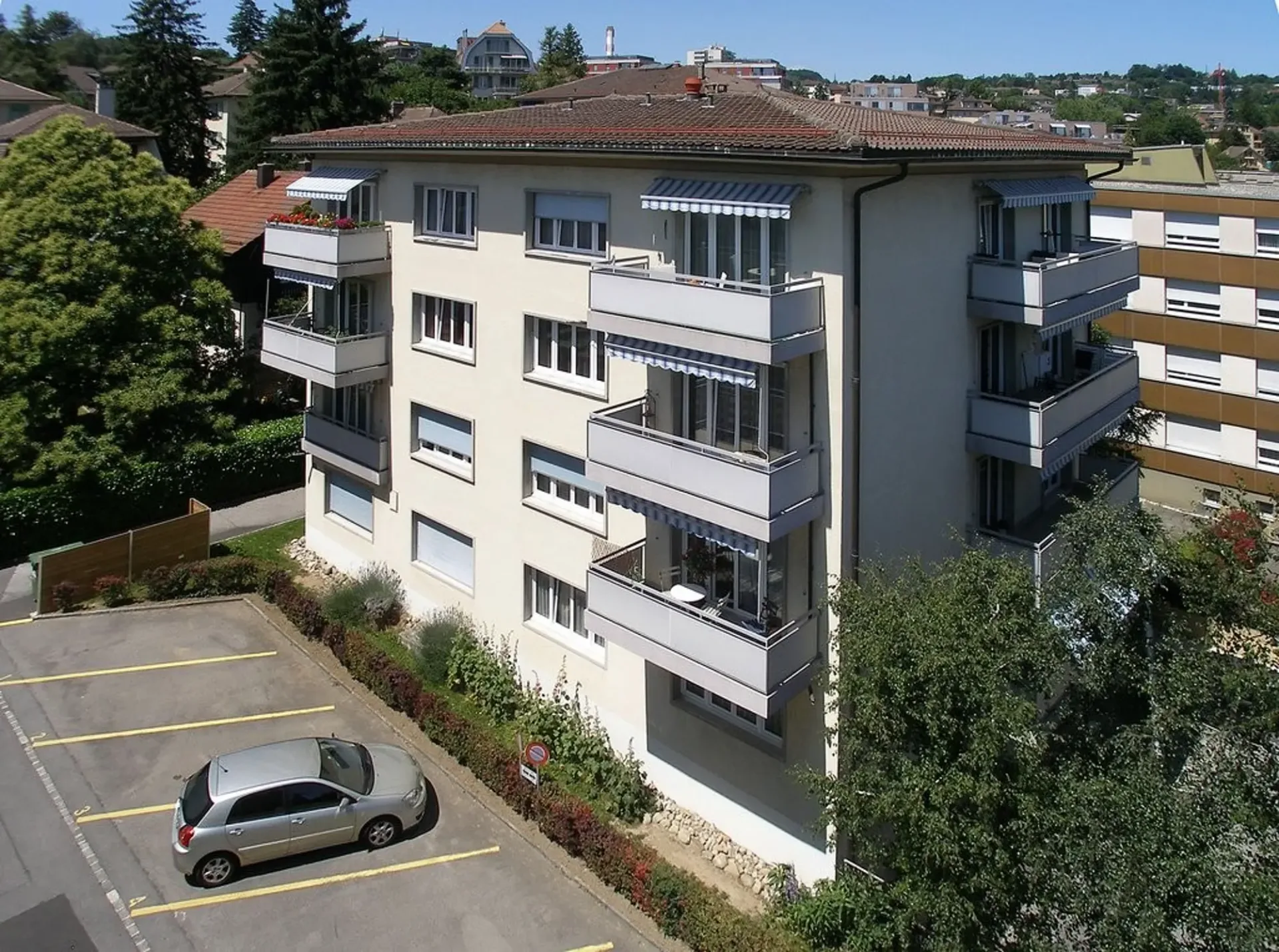 Hoch über Lausanne - Chailly-Viertel