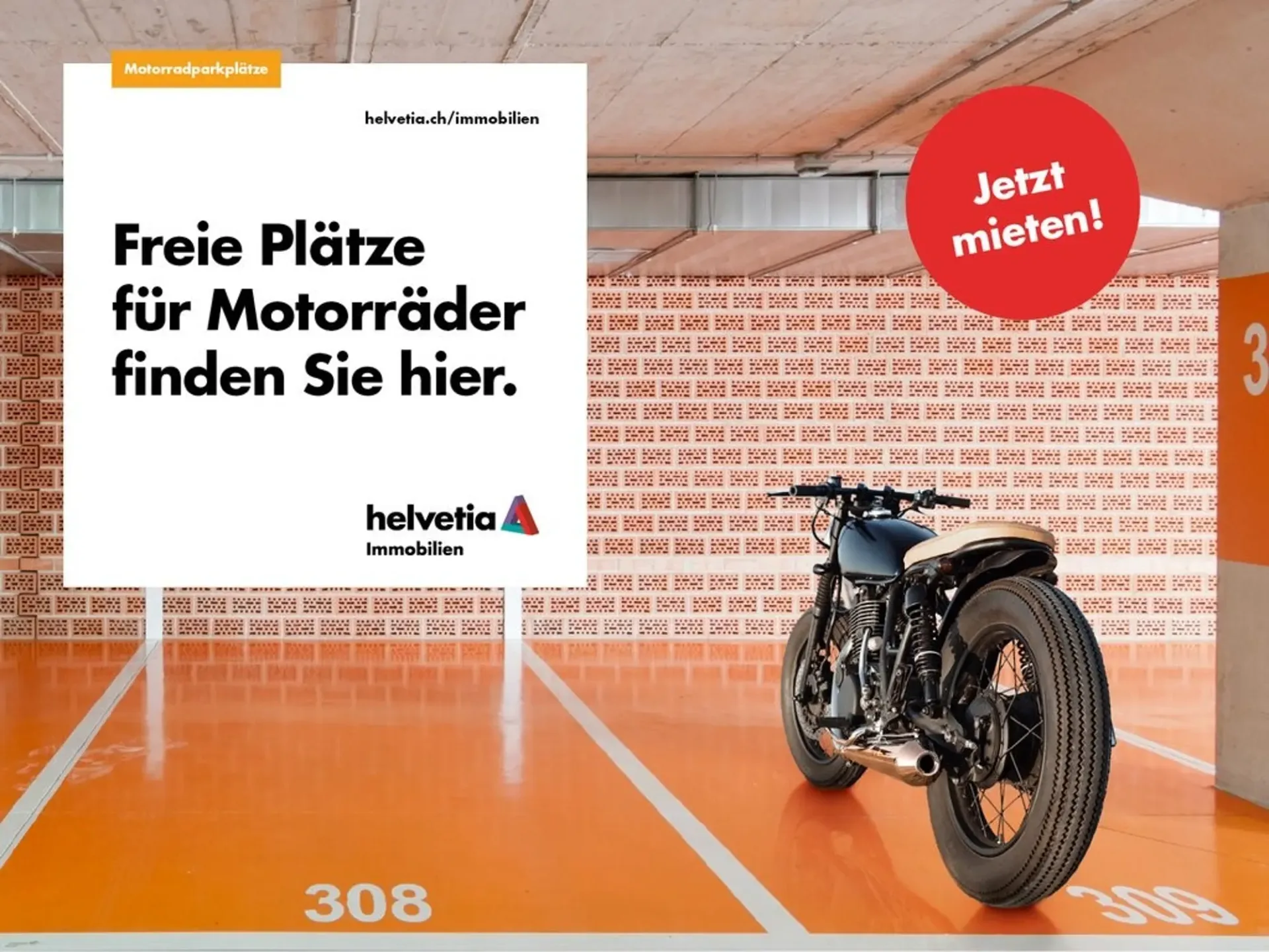 Hier ist Ihr Motorrad gut parkiert!