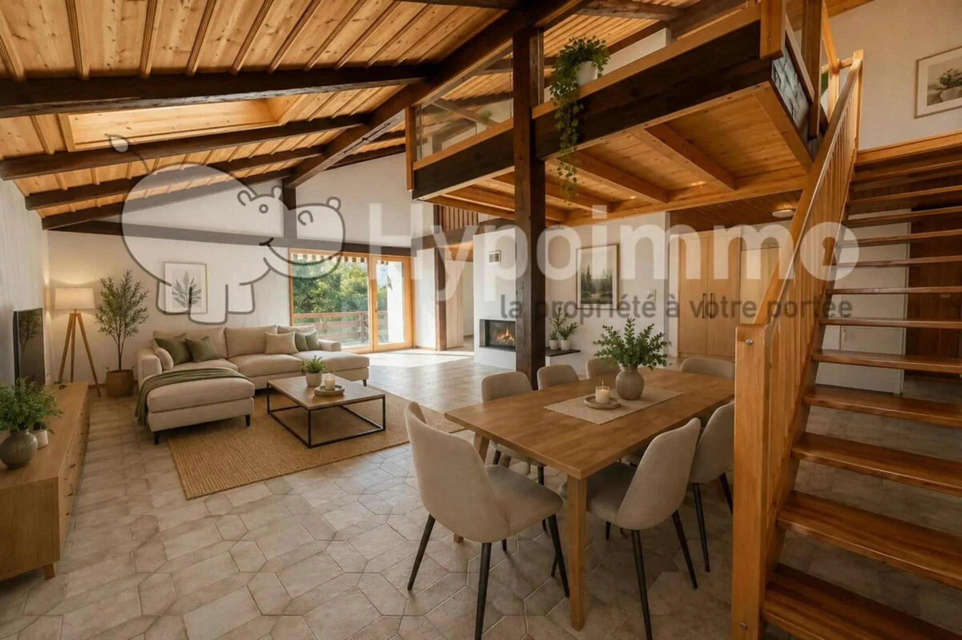 Magnifique duplex de 182 m² avec terrasse et jardin