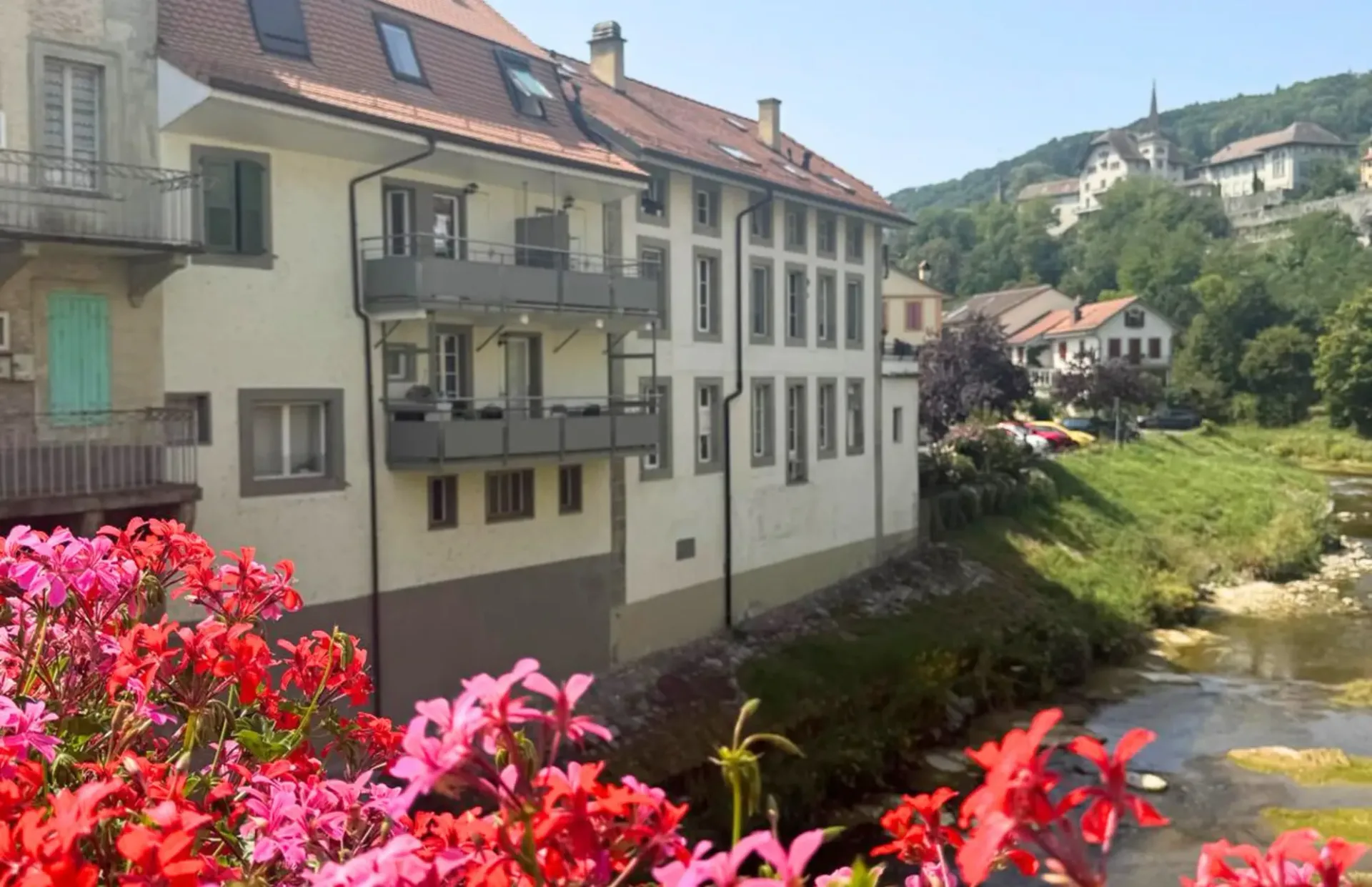 Wohnung im Zentrum von Moudon mit 2.5 Zimmern und garantiertem Ertrag