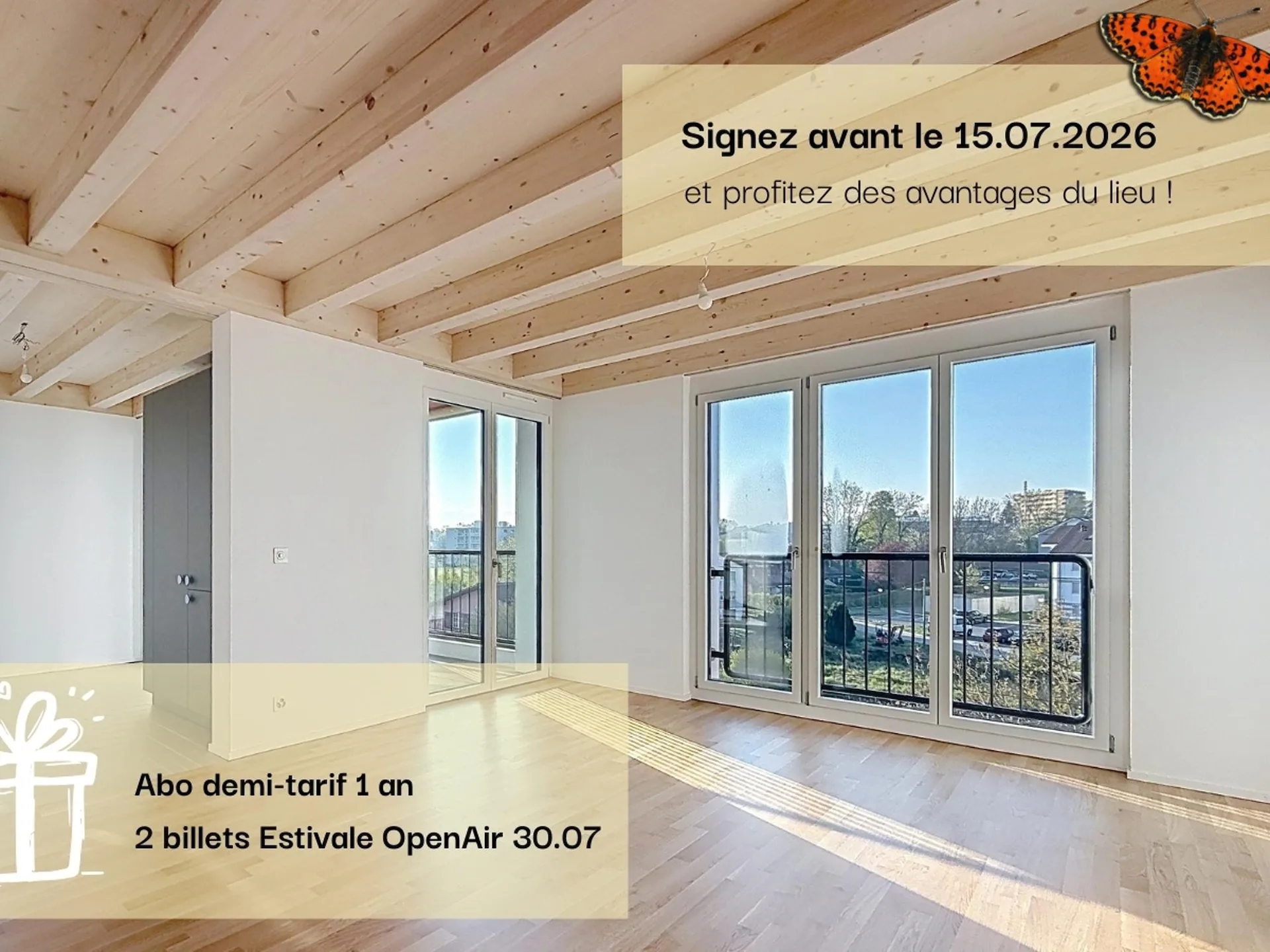3½ Zimmer - Neu mit Balkon