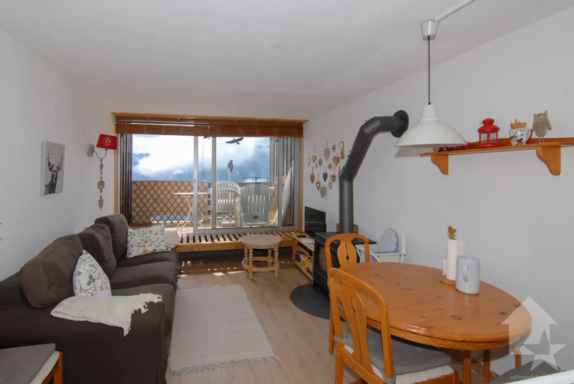 Zwei Apartments in Anzère mit Panoramablick
