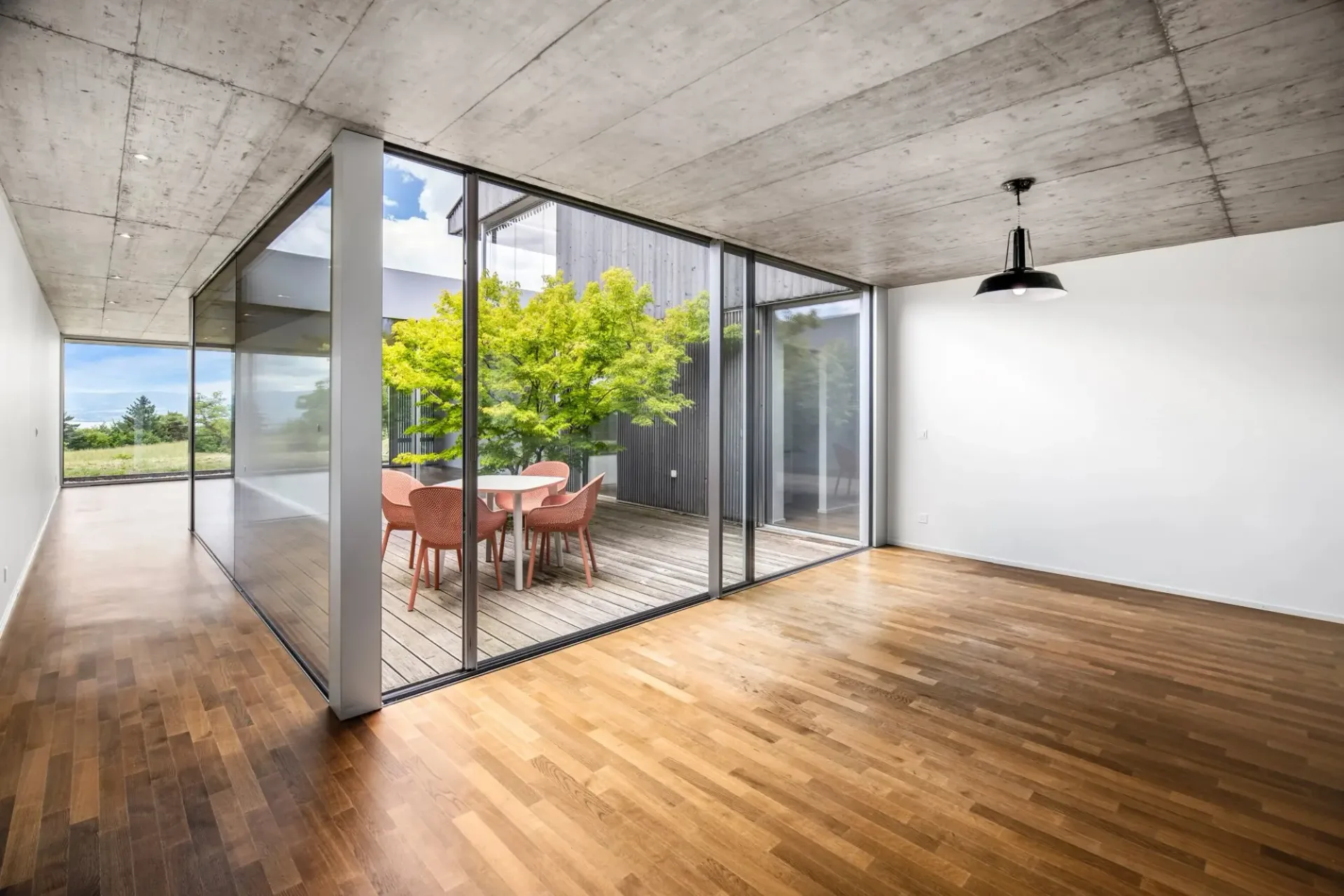 Schönes Familienapartment, schlüsselfertig, mit atemberaubendem Blick auf den See, Aran (Bourg en Lavaux).